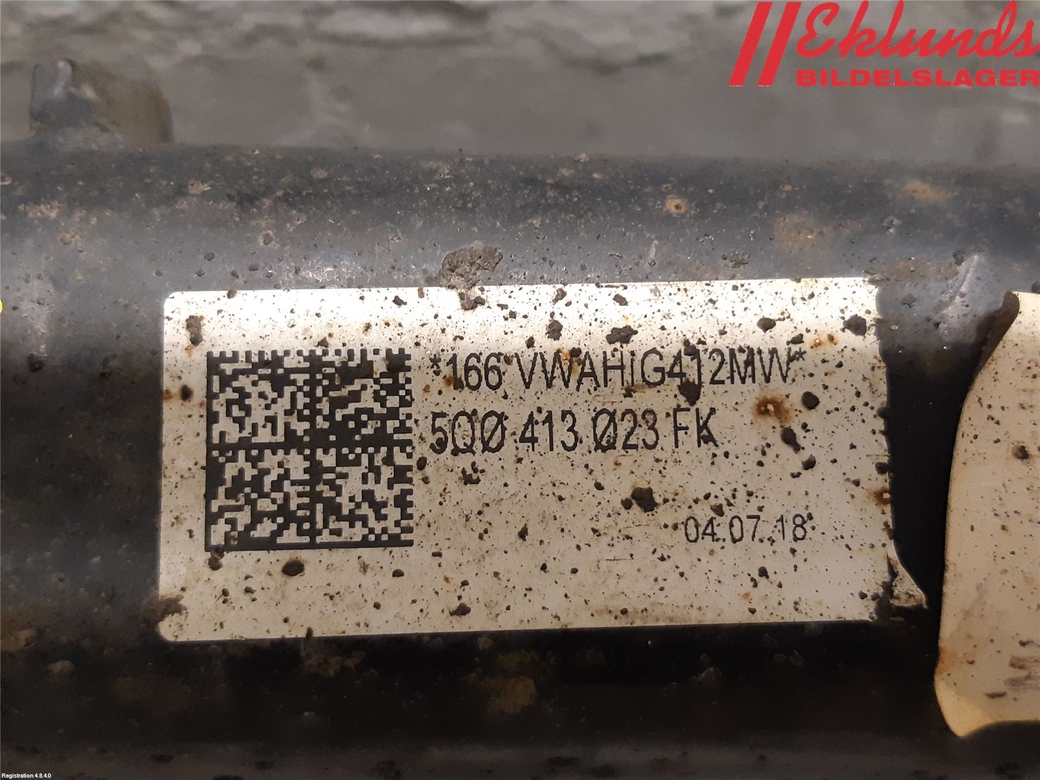 Volkswagen VW GOLF / E-GOLF VII 13-20 Fjäderben Fram Höger