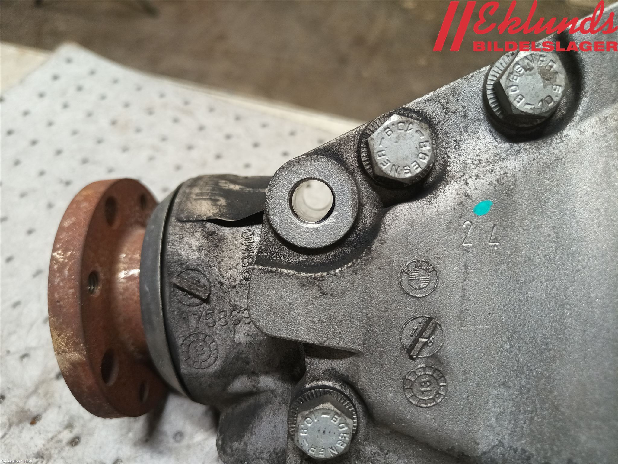 BMW 3 GT F34 13-19 Framvagn Diffrential