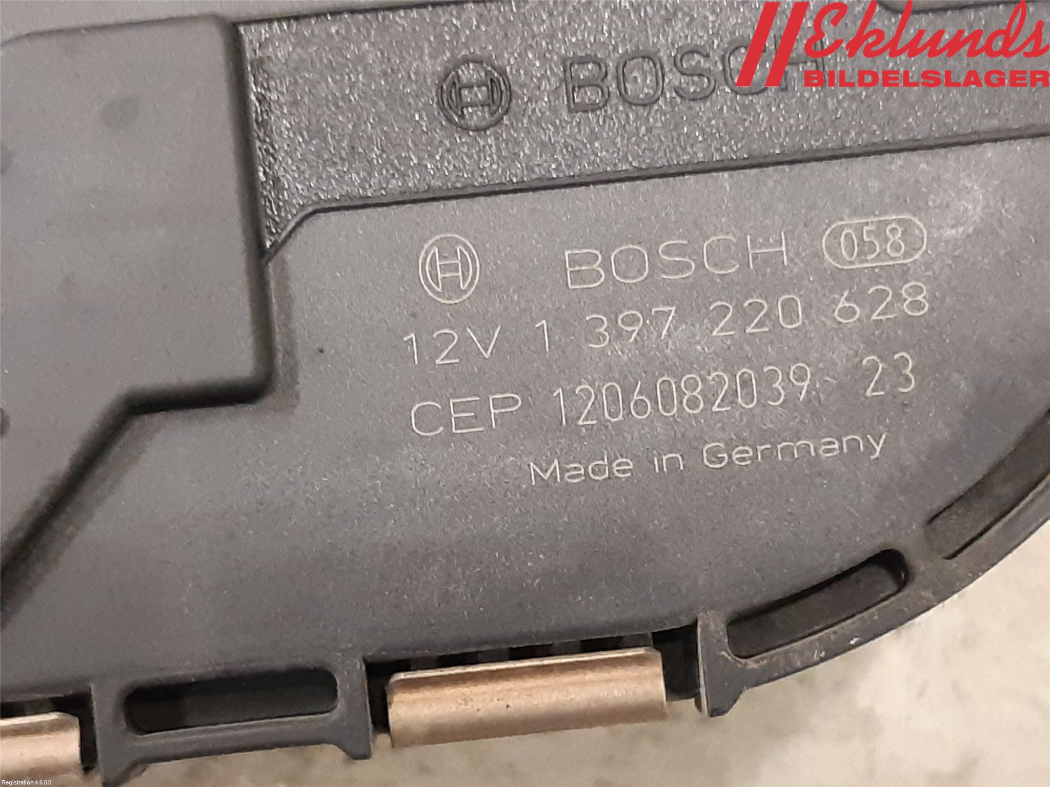 Volvo S60 11-13 Torkarmotor Vindruta