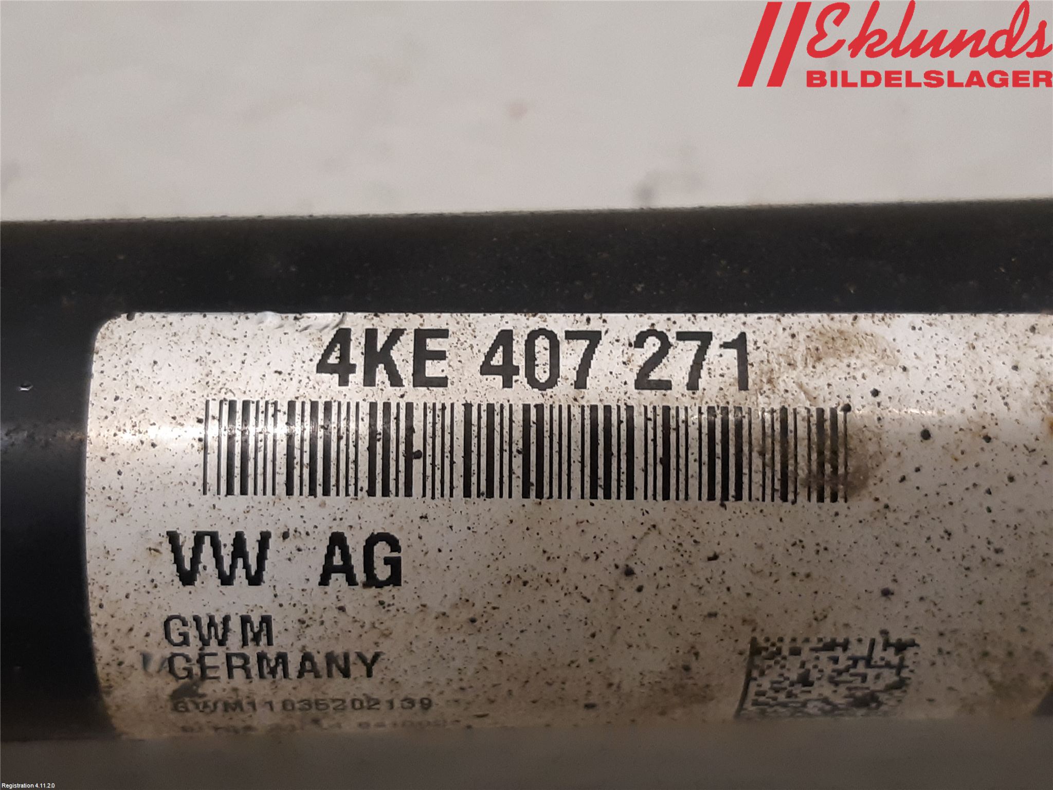 Audi E-TRON, S GE 19- Drivaxel Fram Vänster