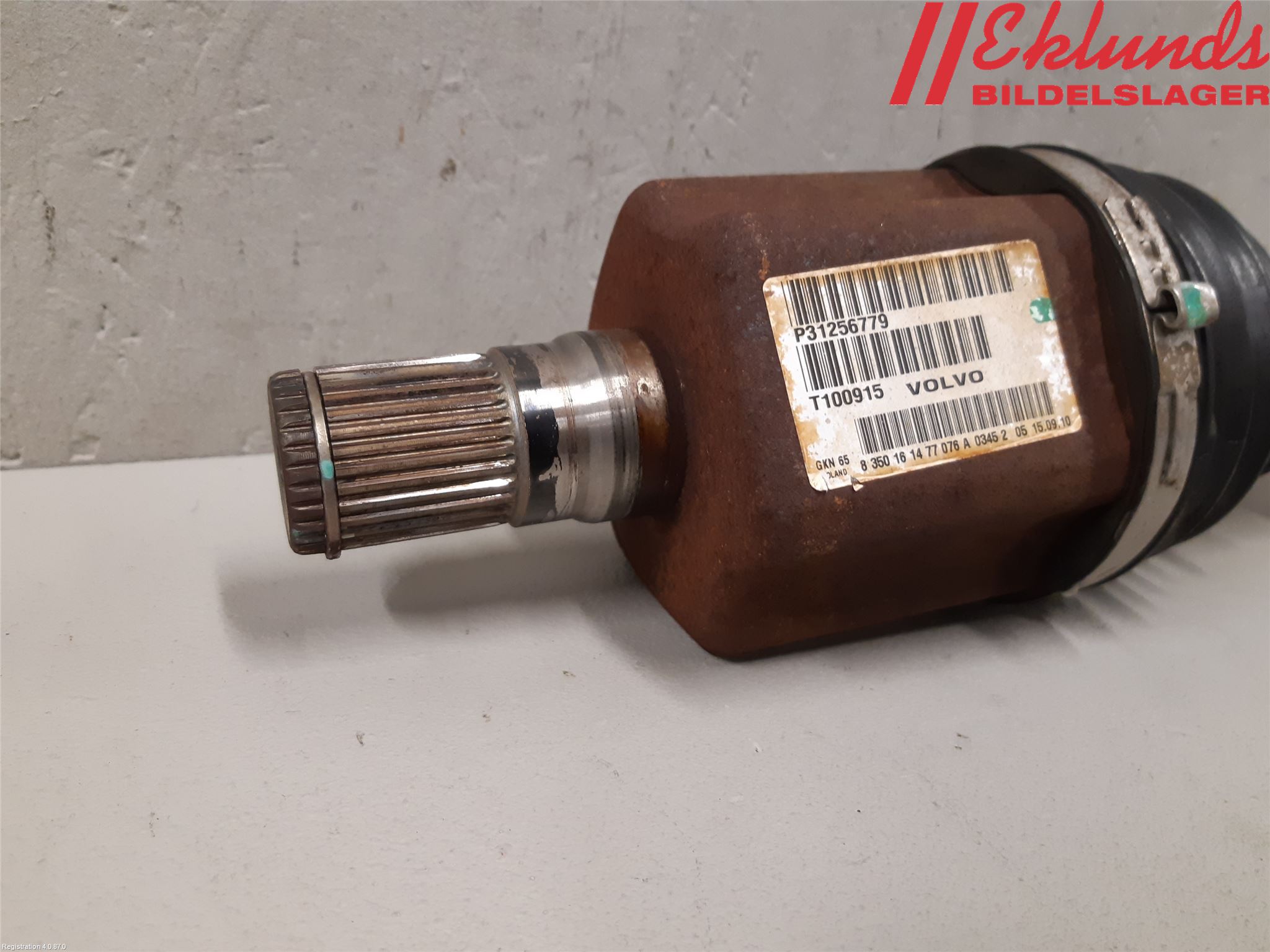 Volvo S60 11-13 Drivaxel Fram Vänster