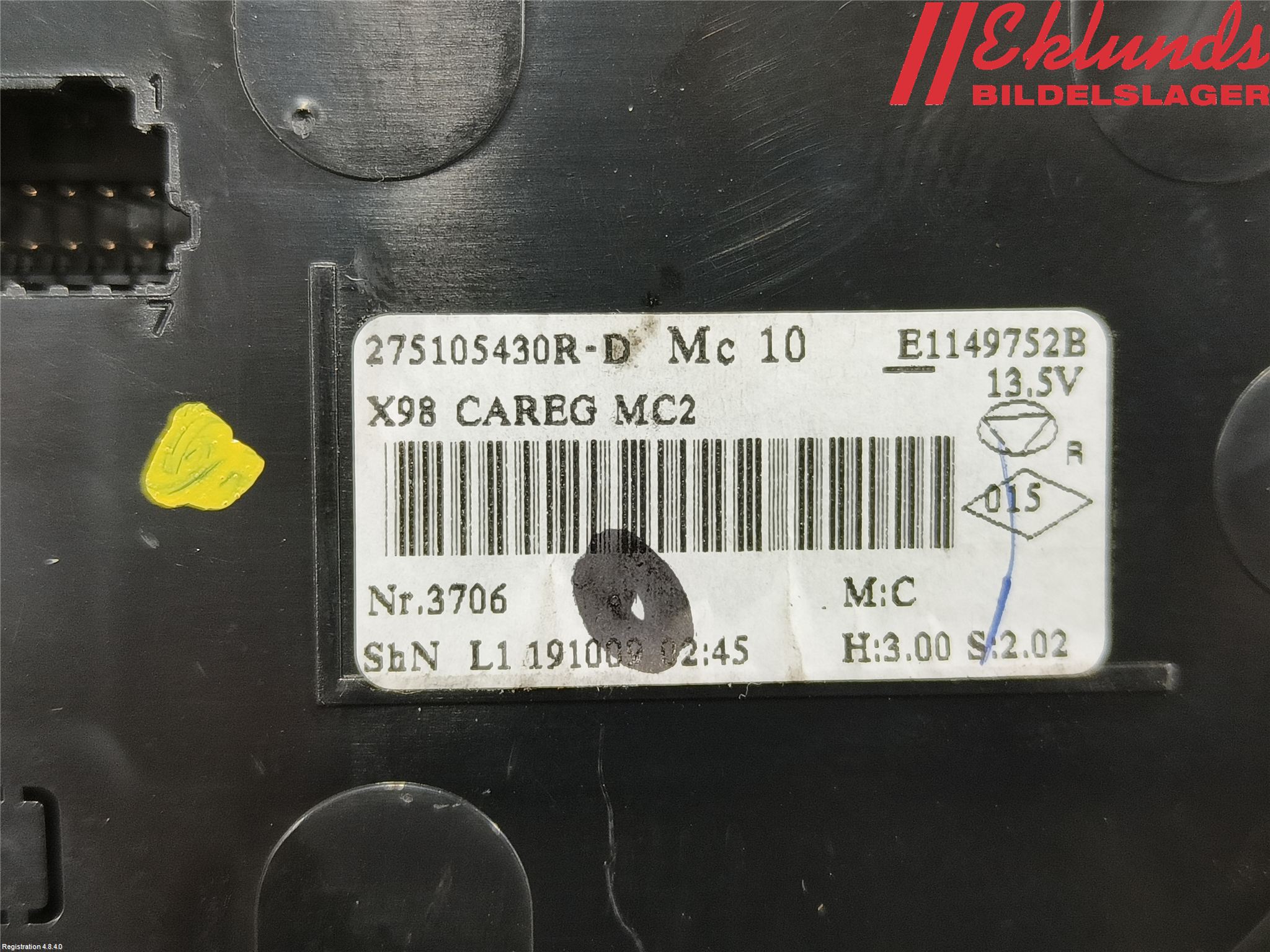 Renault CAPTUR 13-19 Ac Styrenhet Ac Manöveren