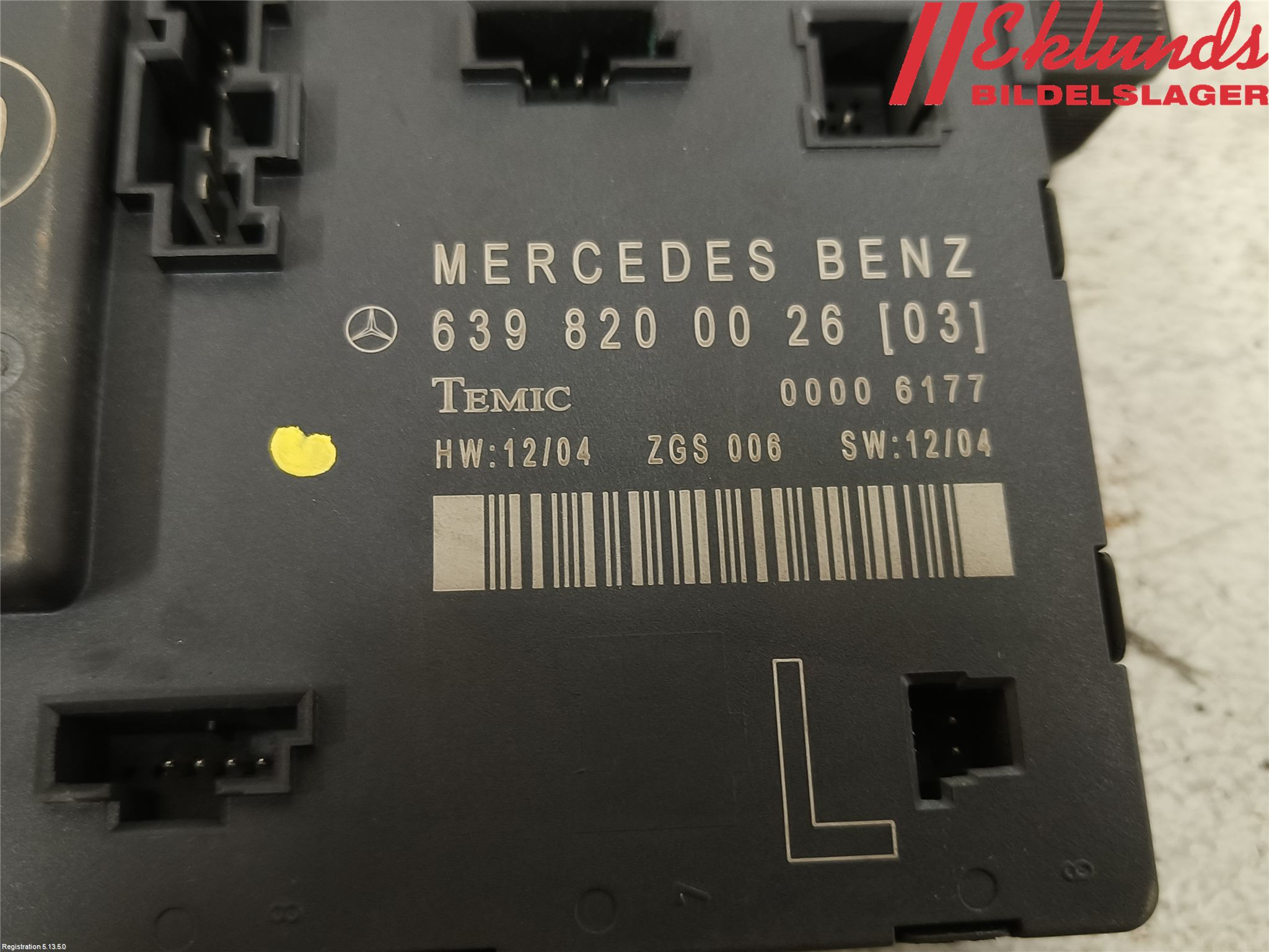 Mercedes-Benz MB VITO/VIANO (W639) 04-14 Styrenhet Dörr