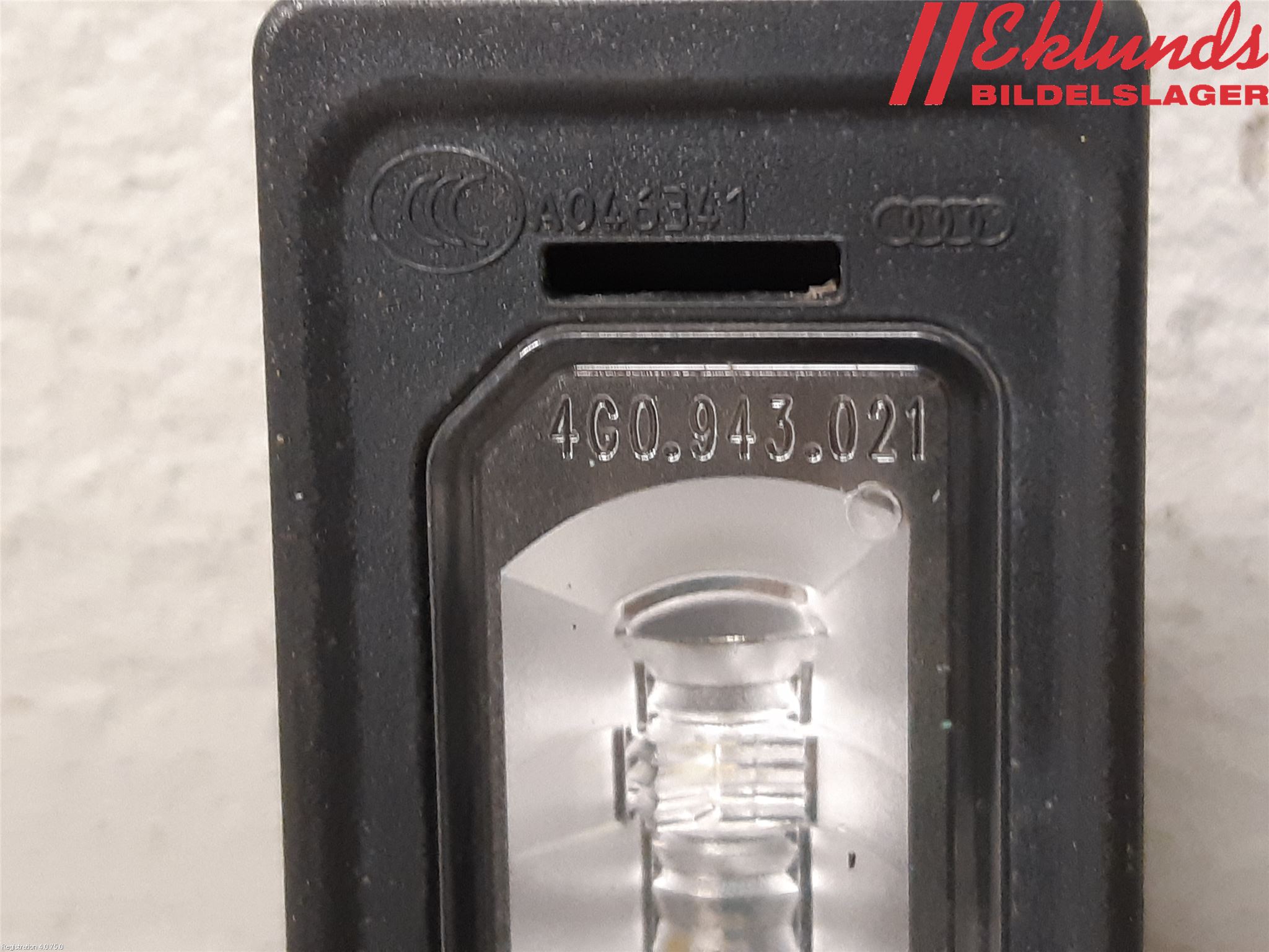 Audi A1/S1 11-18 Skylt Belysning