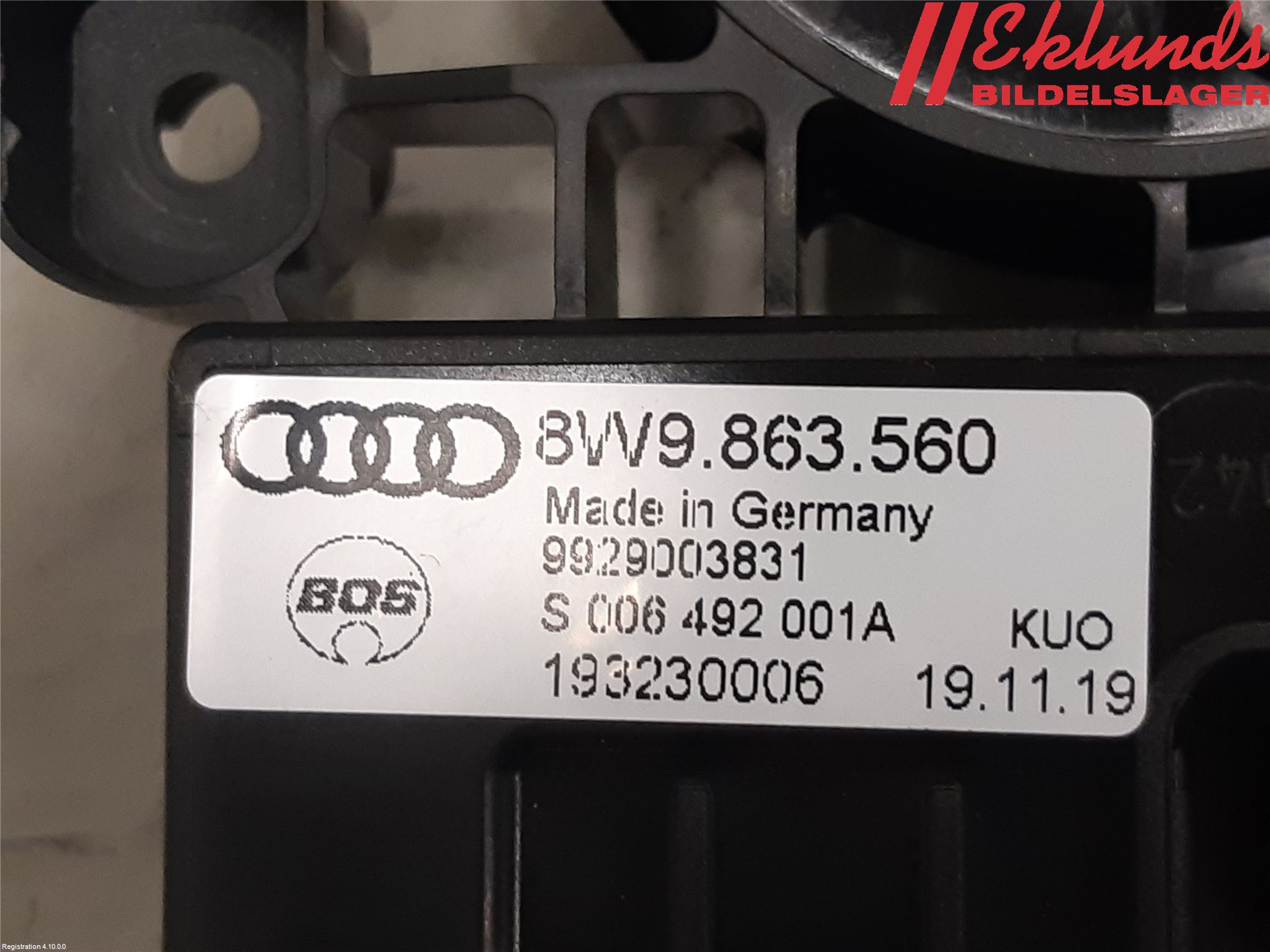 Audi A4/S4 B9 20- Insynskydd