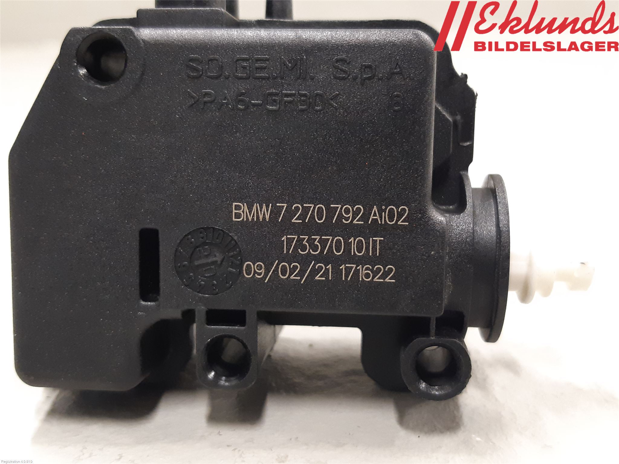 BMW 3 F30/F31/F80 12-19 Centrallåsmot Tanklucka