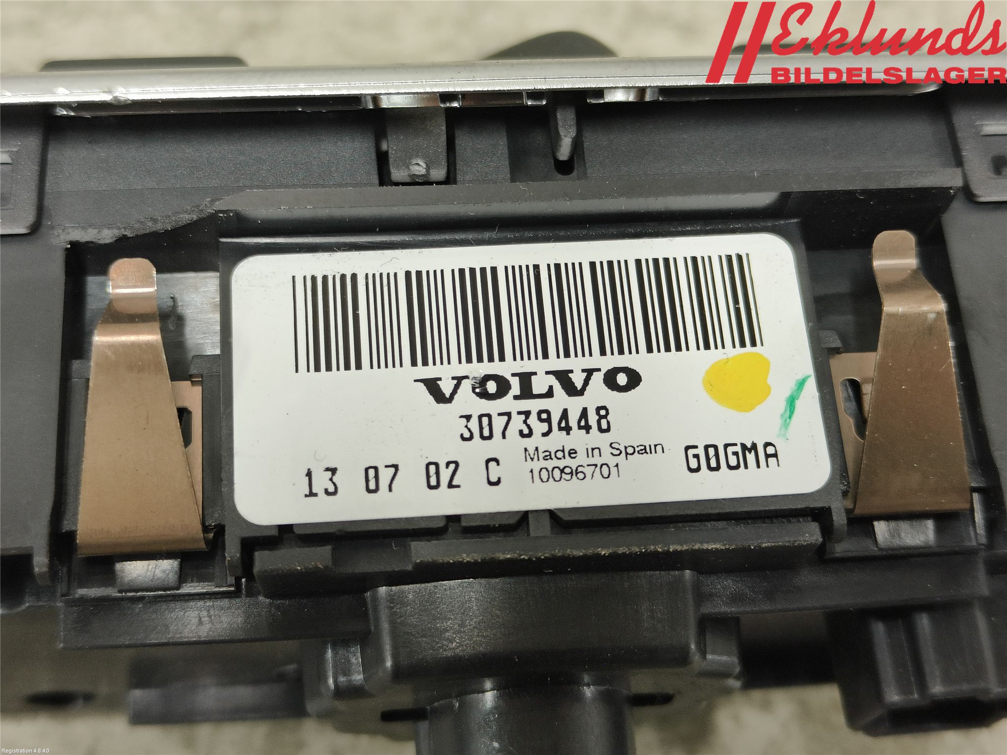 Volvo V70 14-16 Strömställare Ljus