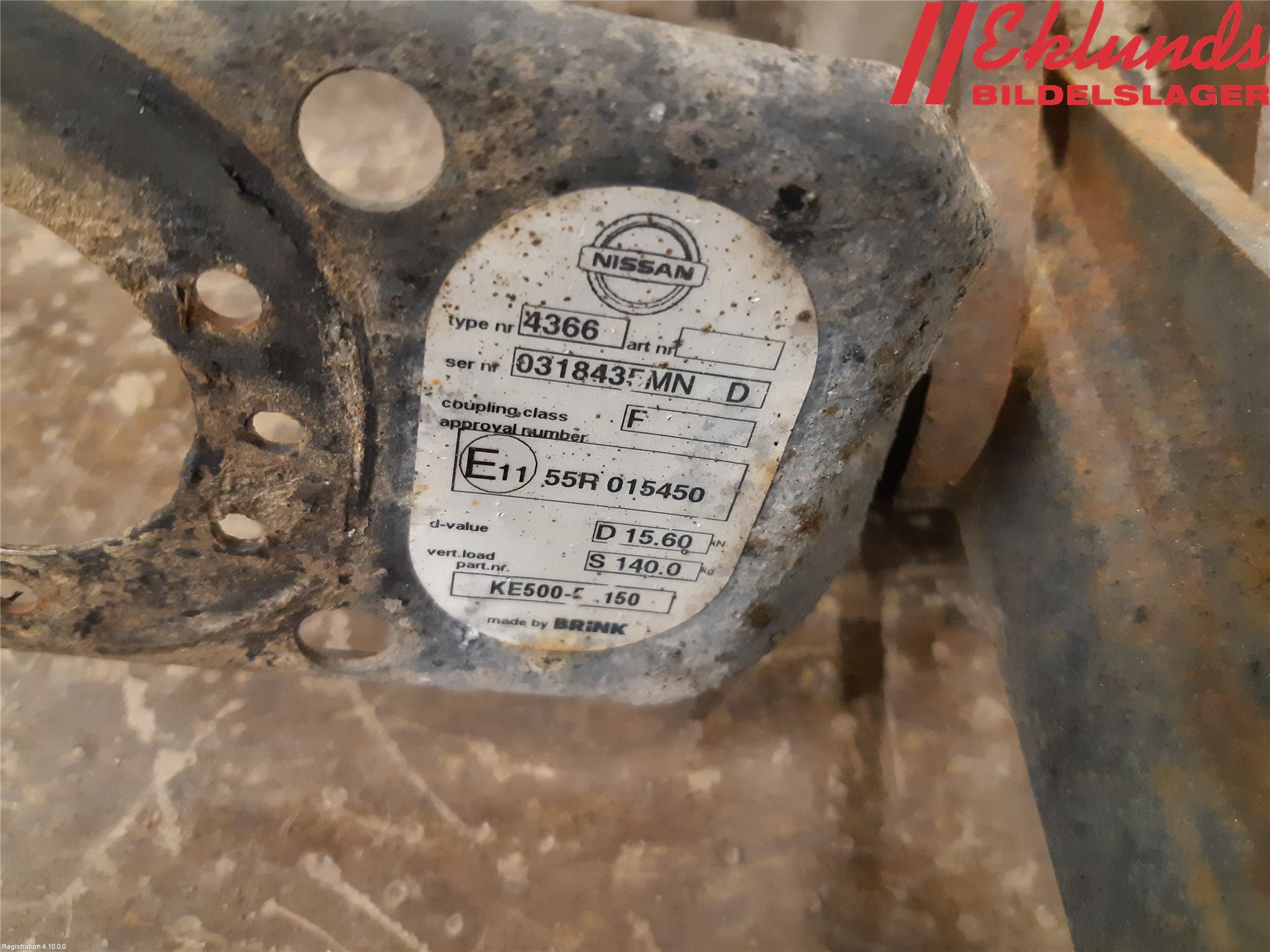 Nissan NAVARA 05-16 Dragkrok