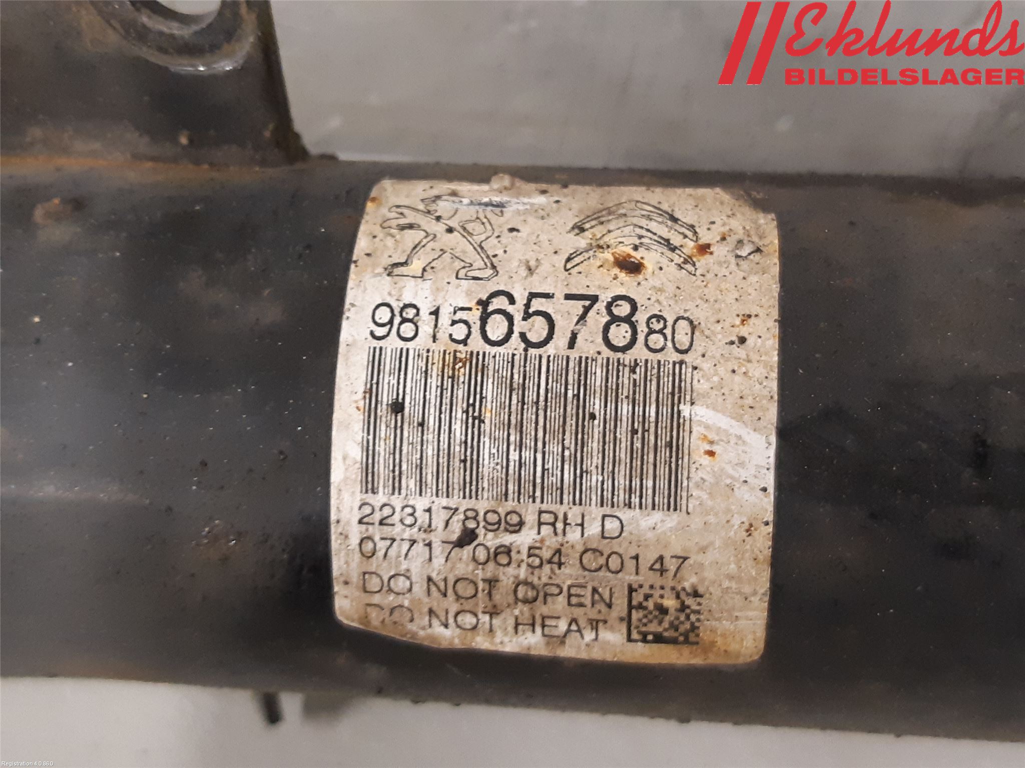 Citroen COTROEN C3 17-24 Fjäderben Fram Höger