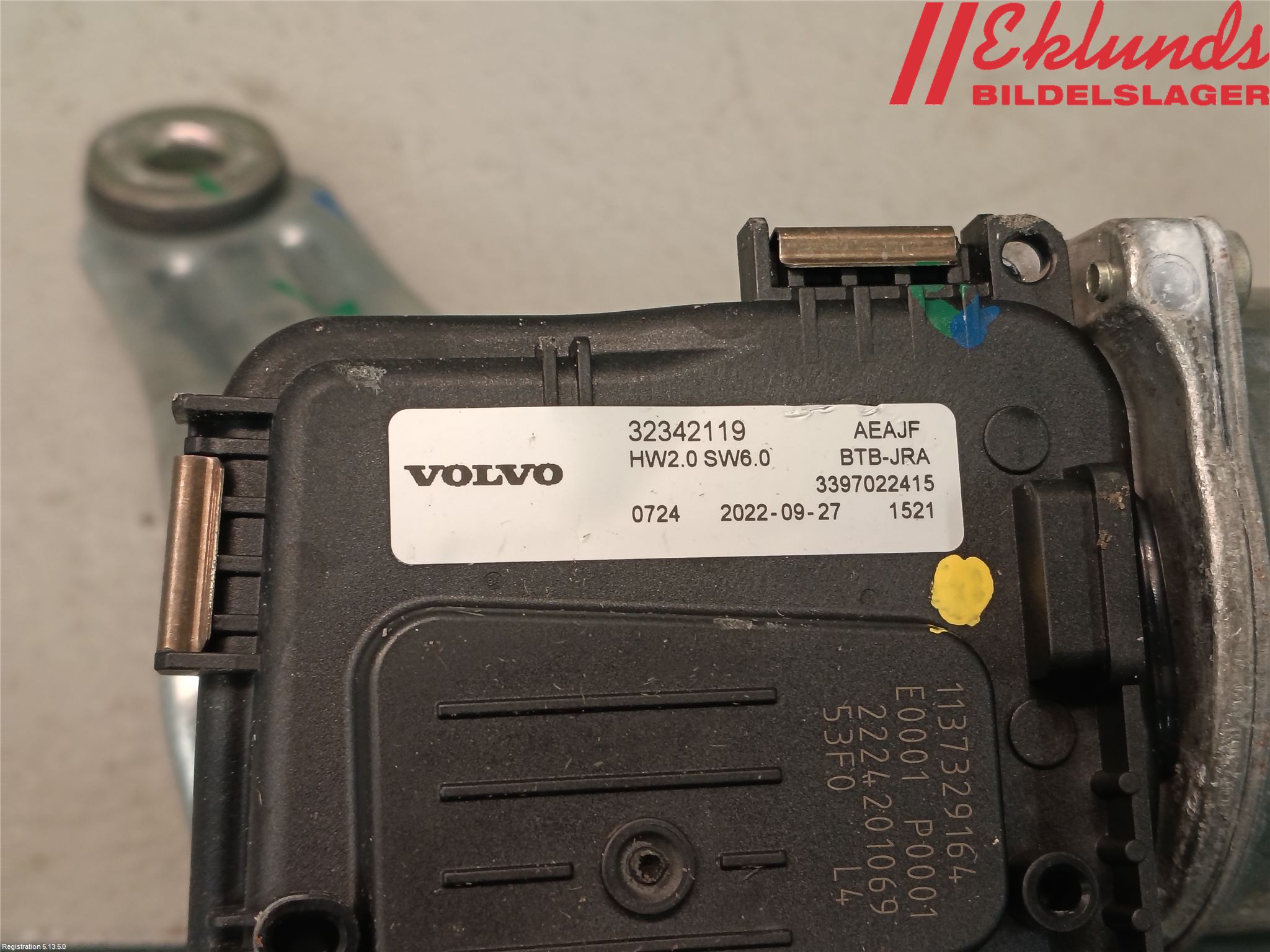 Volvo V90 17->> Torkarmotor Vindruta