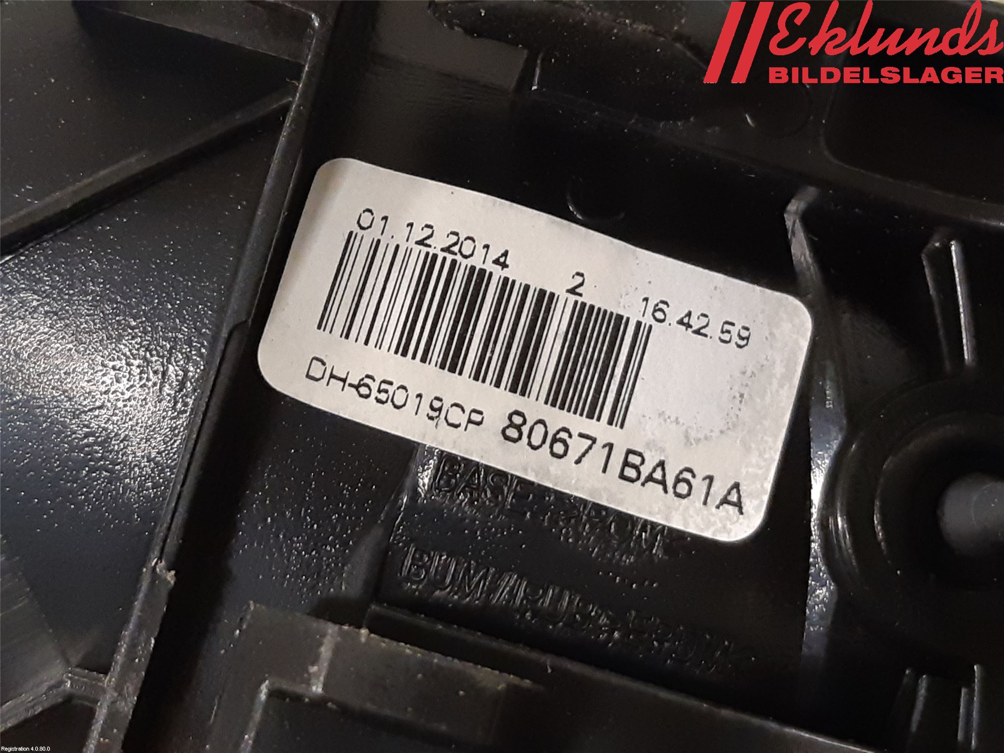 Nissan JUKE 14-19 Dörrhandtag Yttre Vä