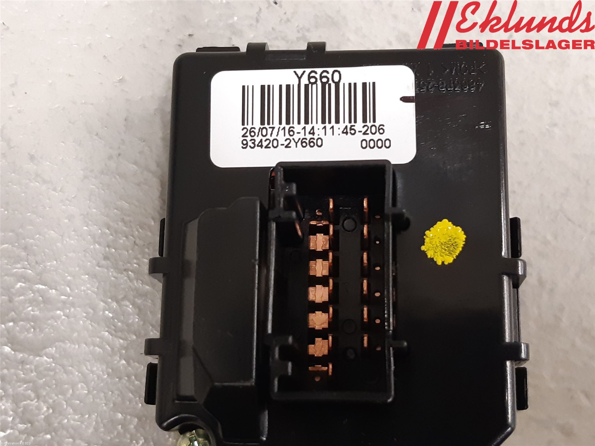 Kia VENGA 10-19 Spak Torkar-Spolomk