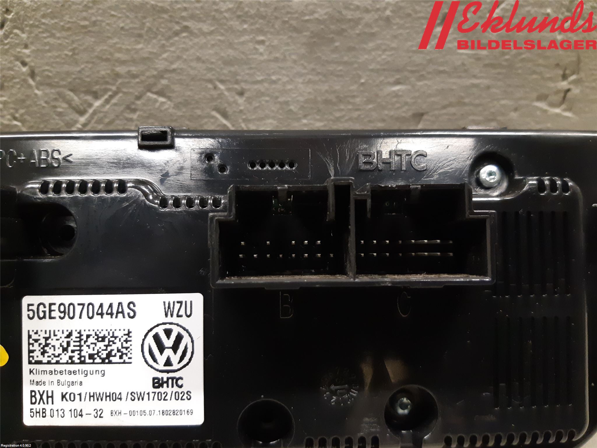 Volkswagen VW PASSAT 15-19 Ac Styrenhet Ac Manöveren
