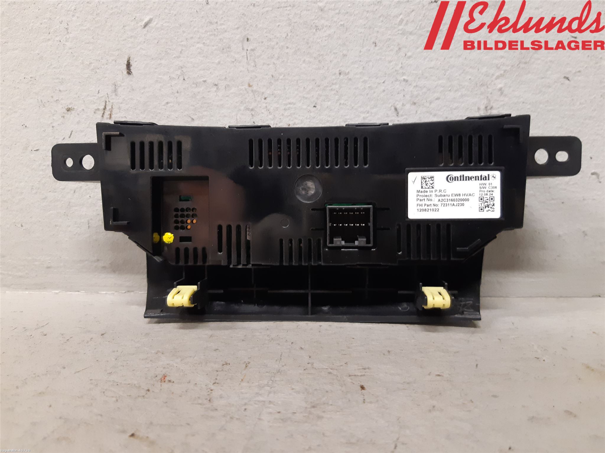 Subaru OUTBACK 10-15 Ac Styrenhet Ac Manöveren