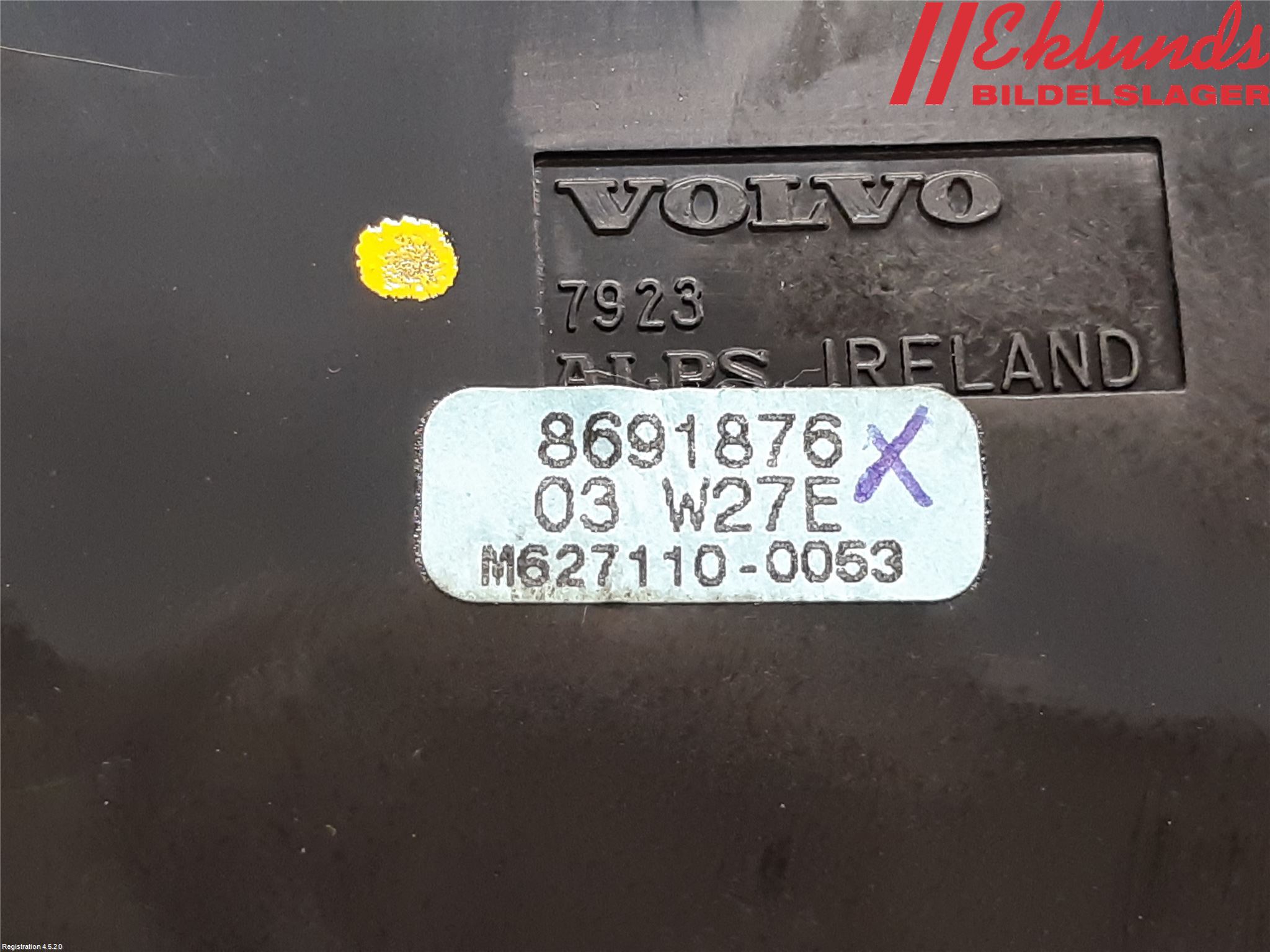Volvo S60 01-04 Ac Styrenhet Ac Manöveren