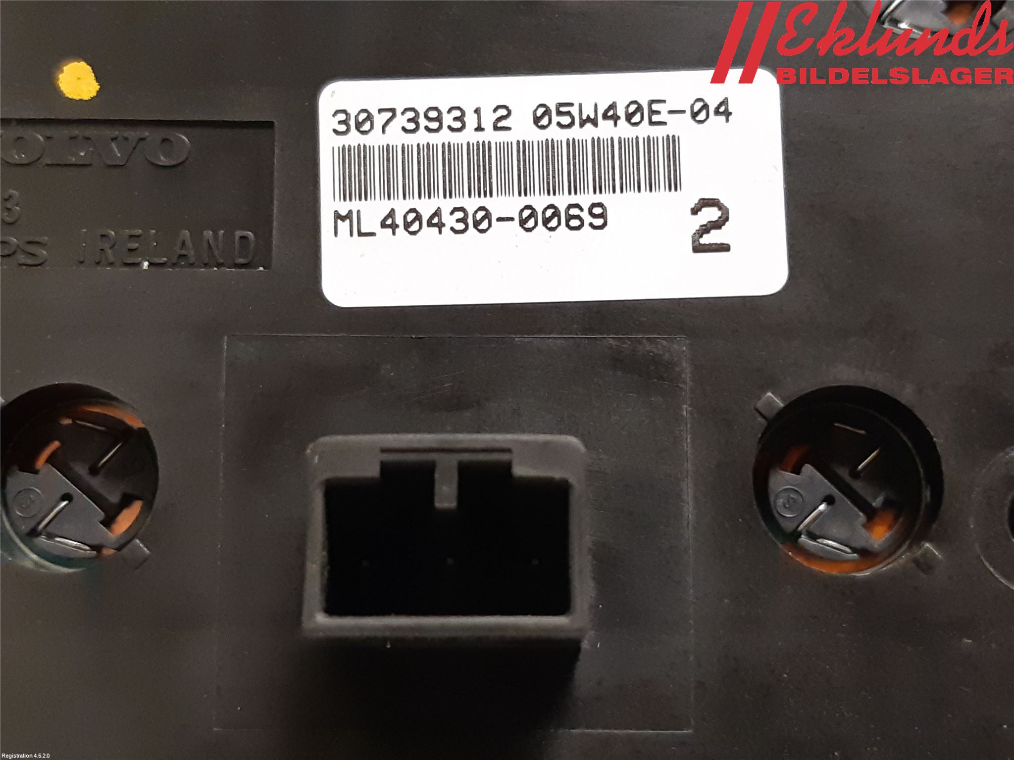 Volvo V70 05-08 Strömställare Ljus