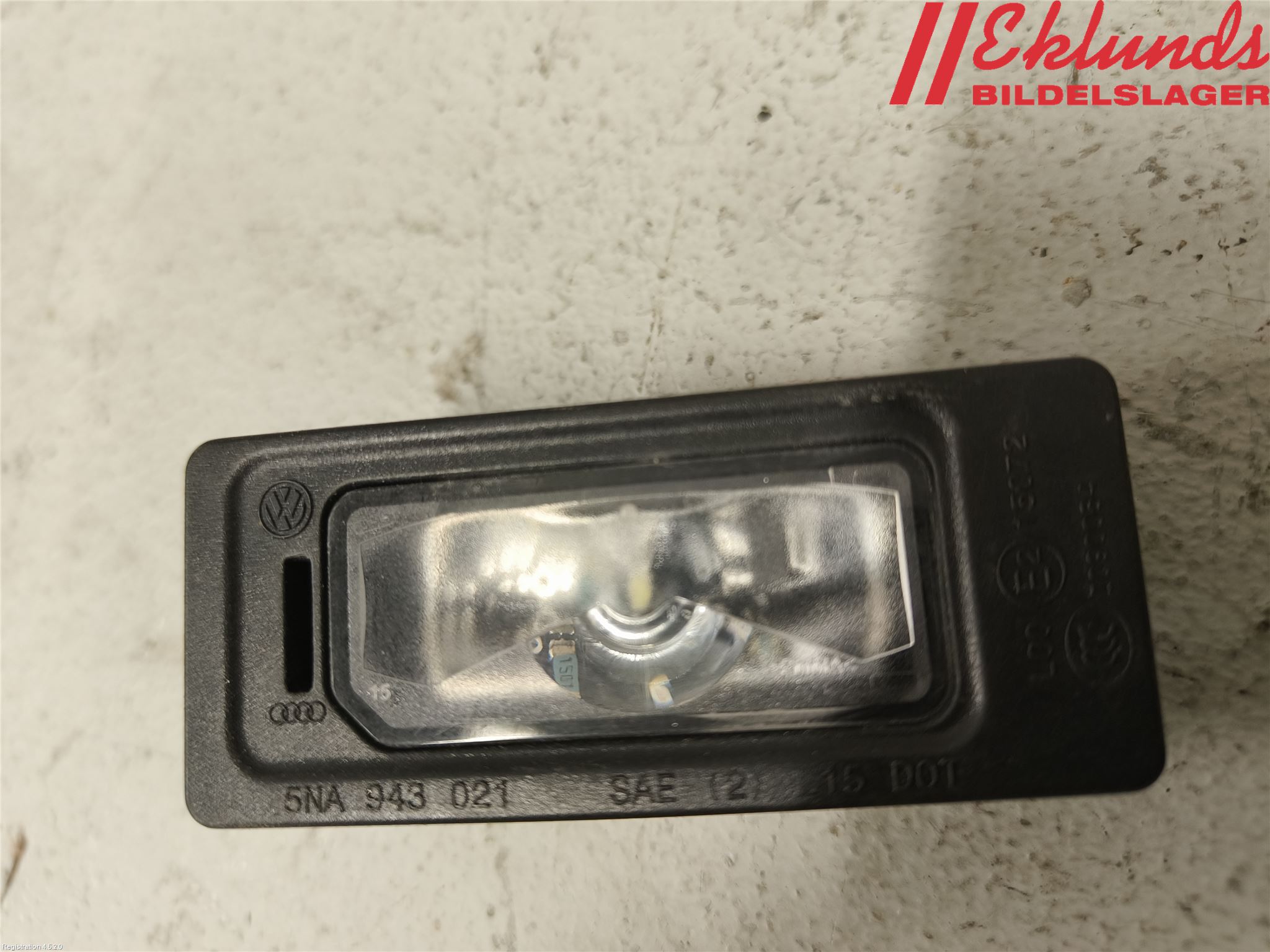 Volkswagen VW CADDY 16-20 Skylt Belysning