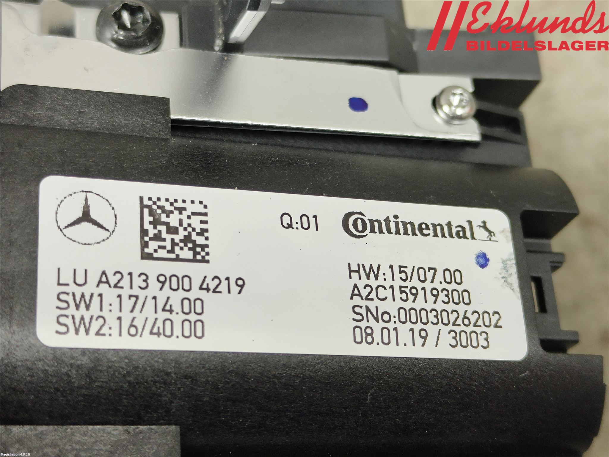 Mercedes-Benz MB E-KLASS (W213) 16-23 Strömställare Multifunktion