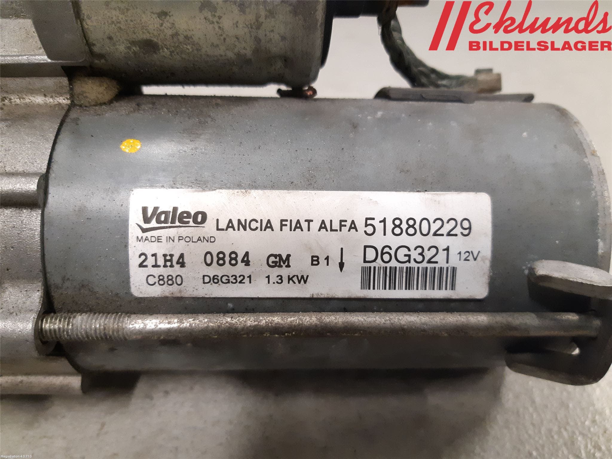 Fiat DOBLO CARGO Startmotor Diesel