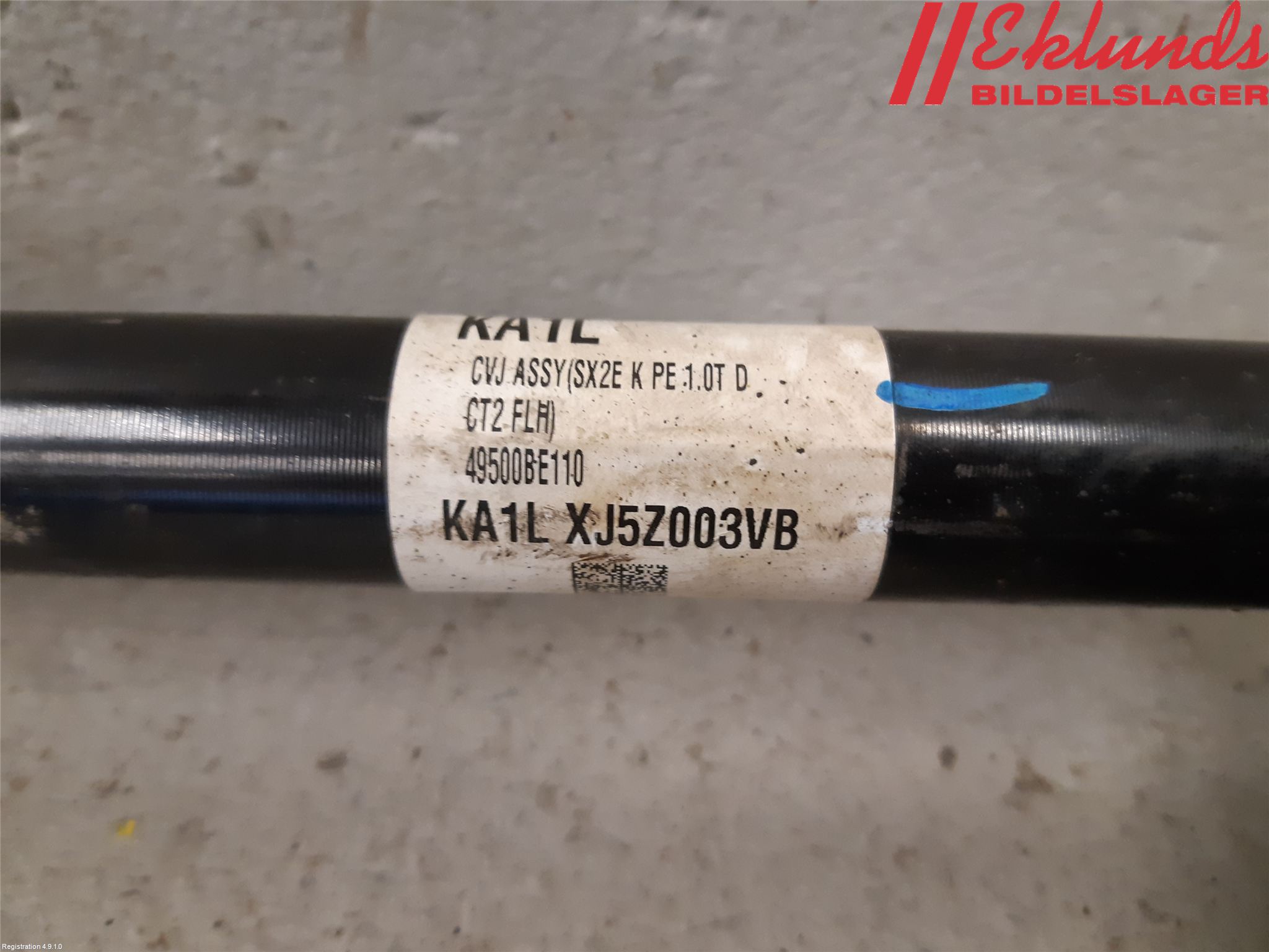 Hyundai KONA/ELECTRIC SX2 23- Drivaxel Fram Vänster
