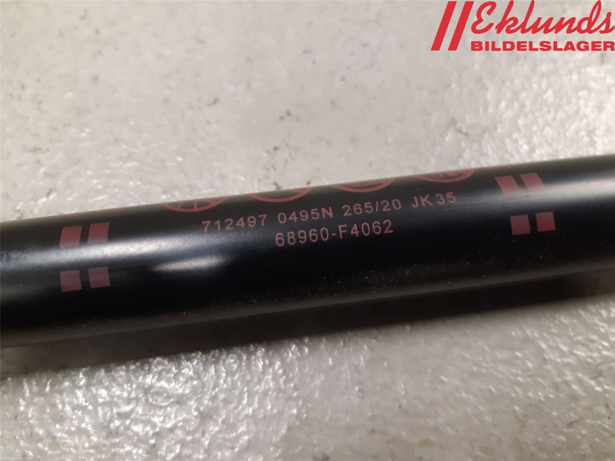 Toyota C-HR 16-23 Gasfjäder Baklucka