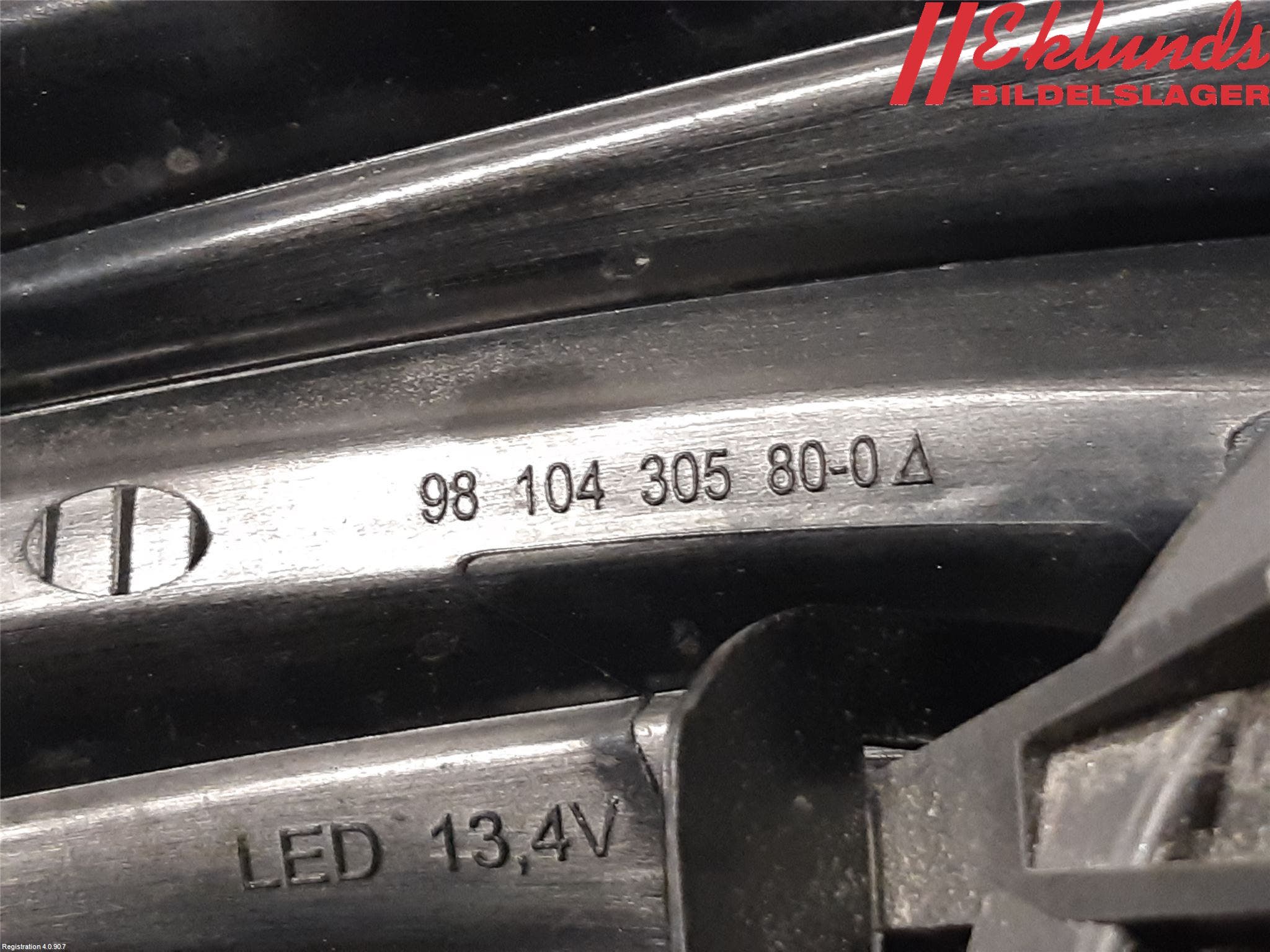 Peugeot PEUGOT 208 16-19 Bakljus Höger