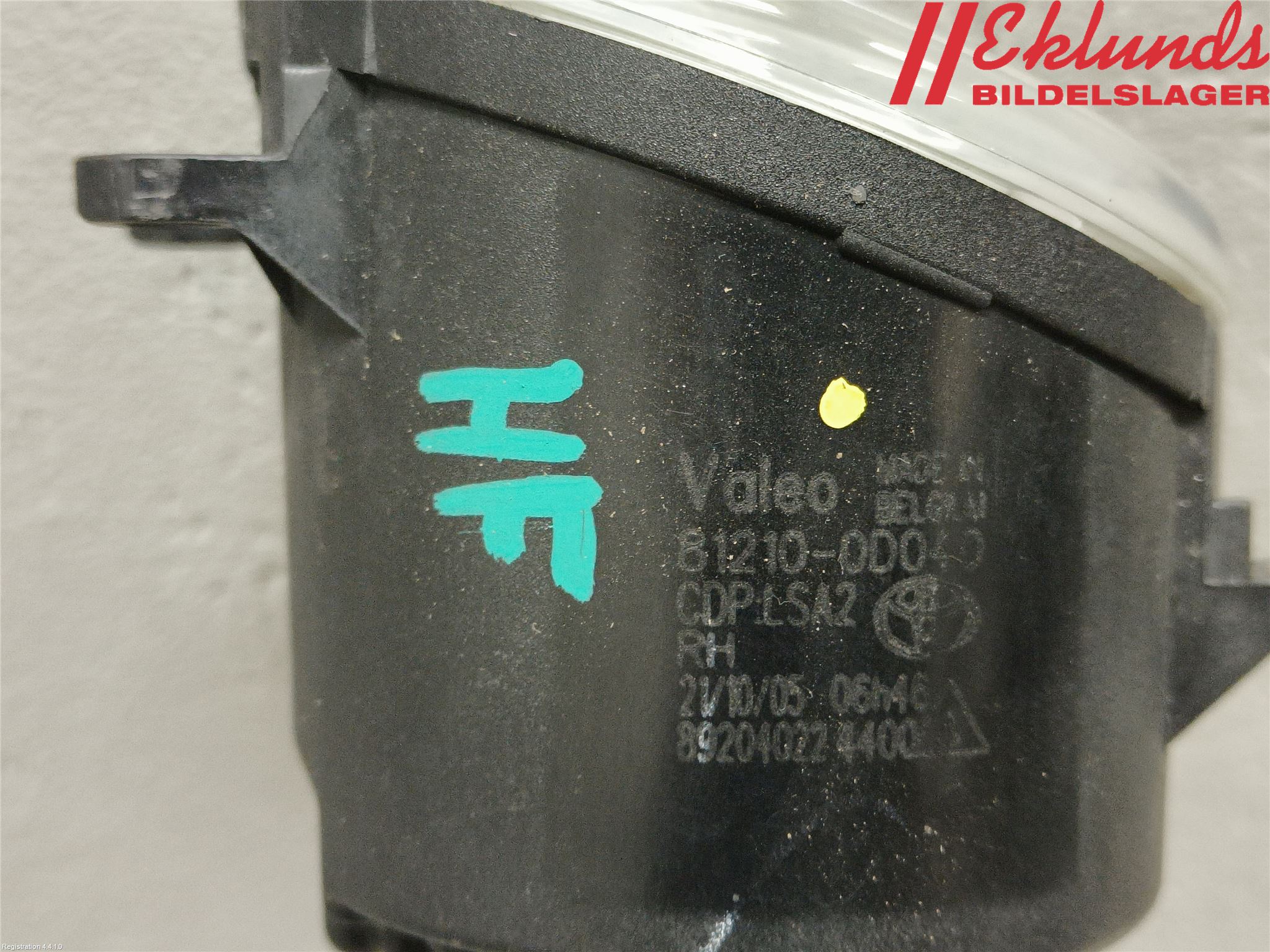 Toyota RAV 4 06-12 Dimljus-Varselljus Fram