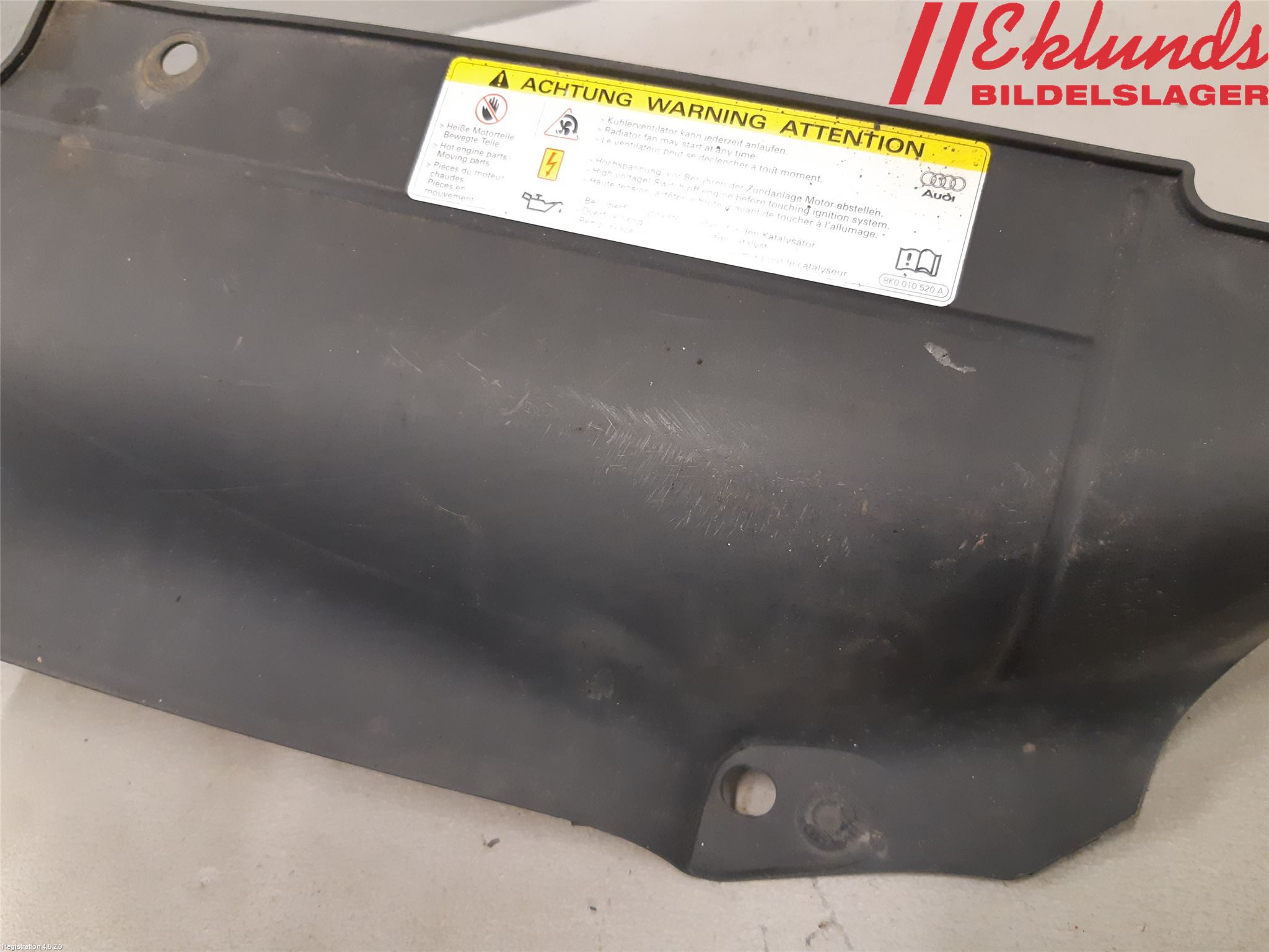 Audi A5 07-16 Täckplast Front