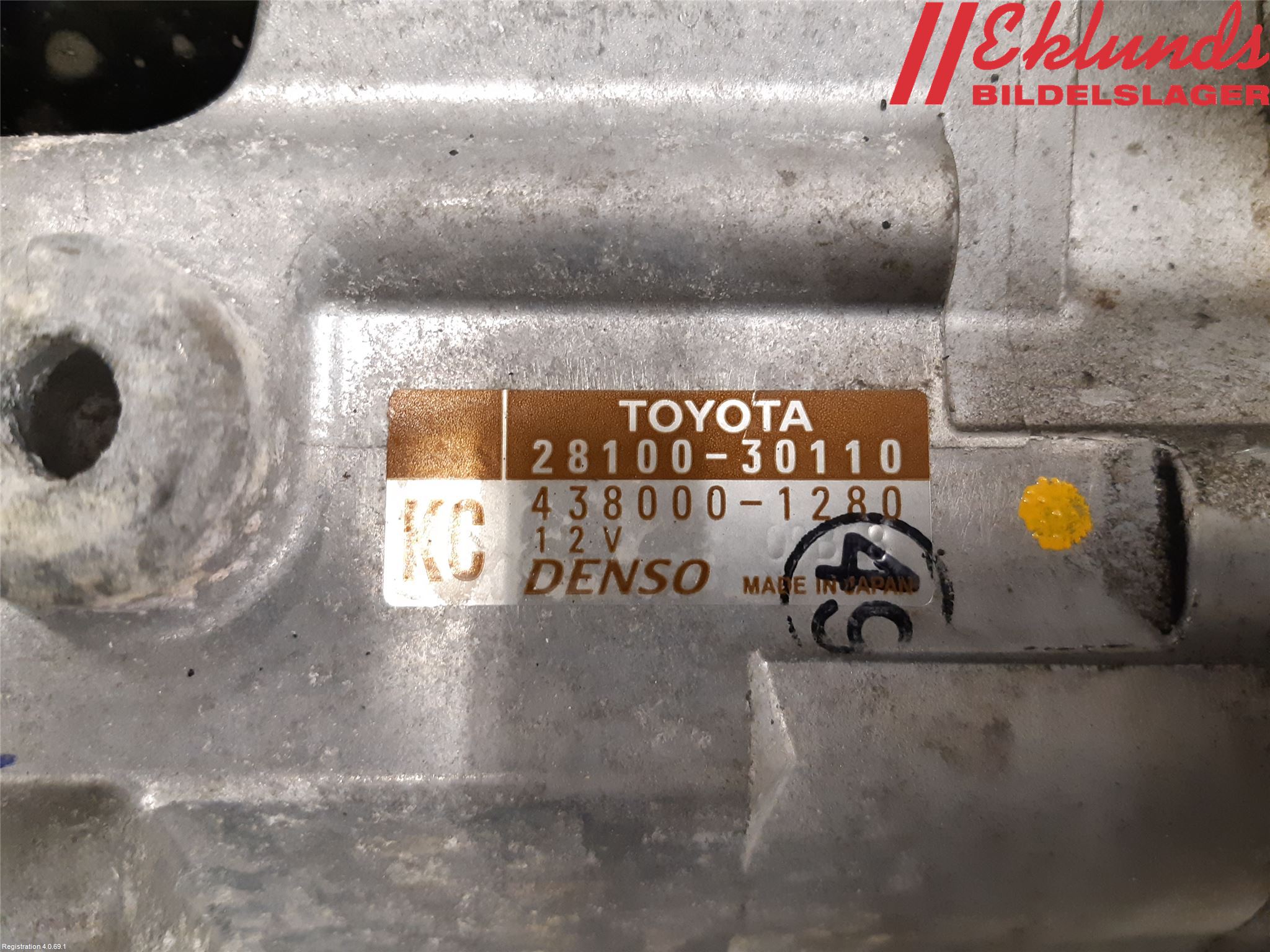 Toyota HILUX 16- Startmotor Diesel