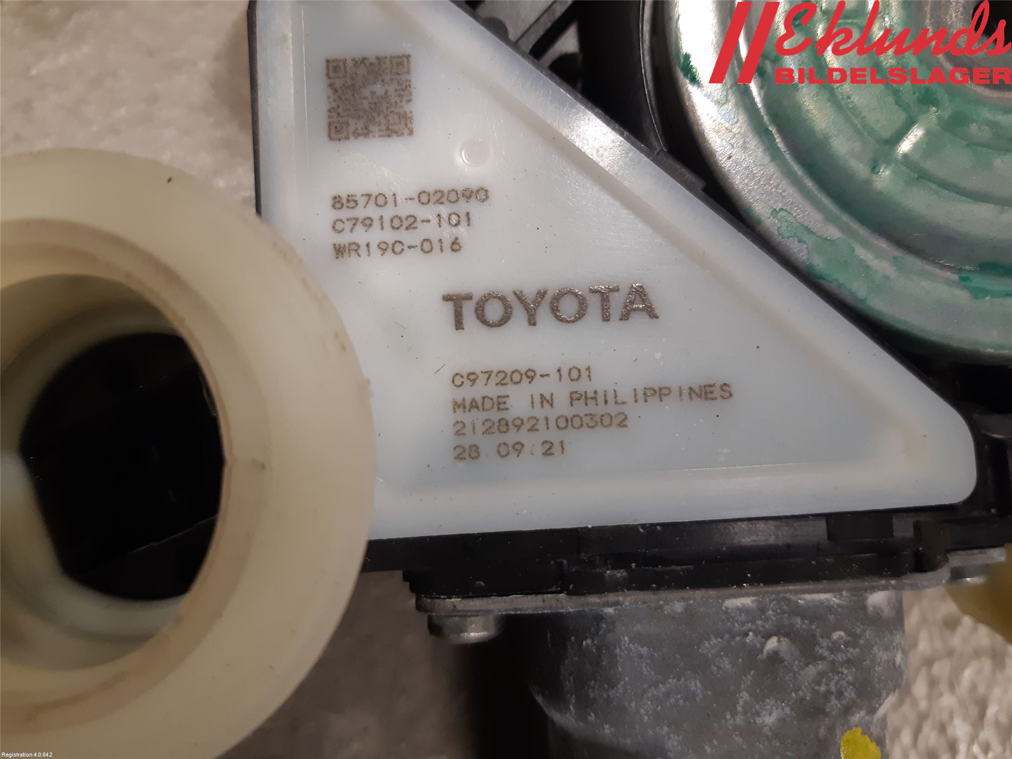 Toyota COROLLA 19- Fönsterhiss El Kompl