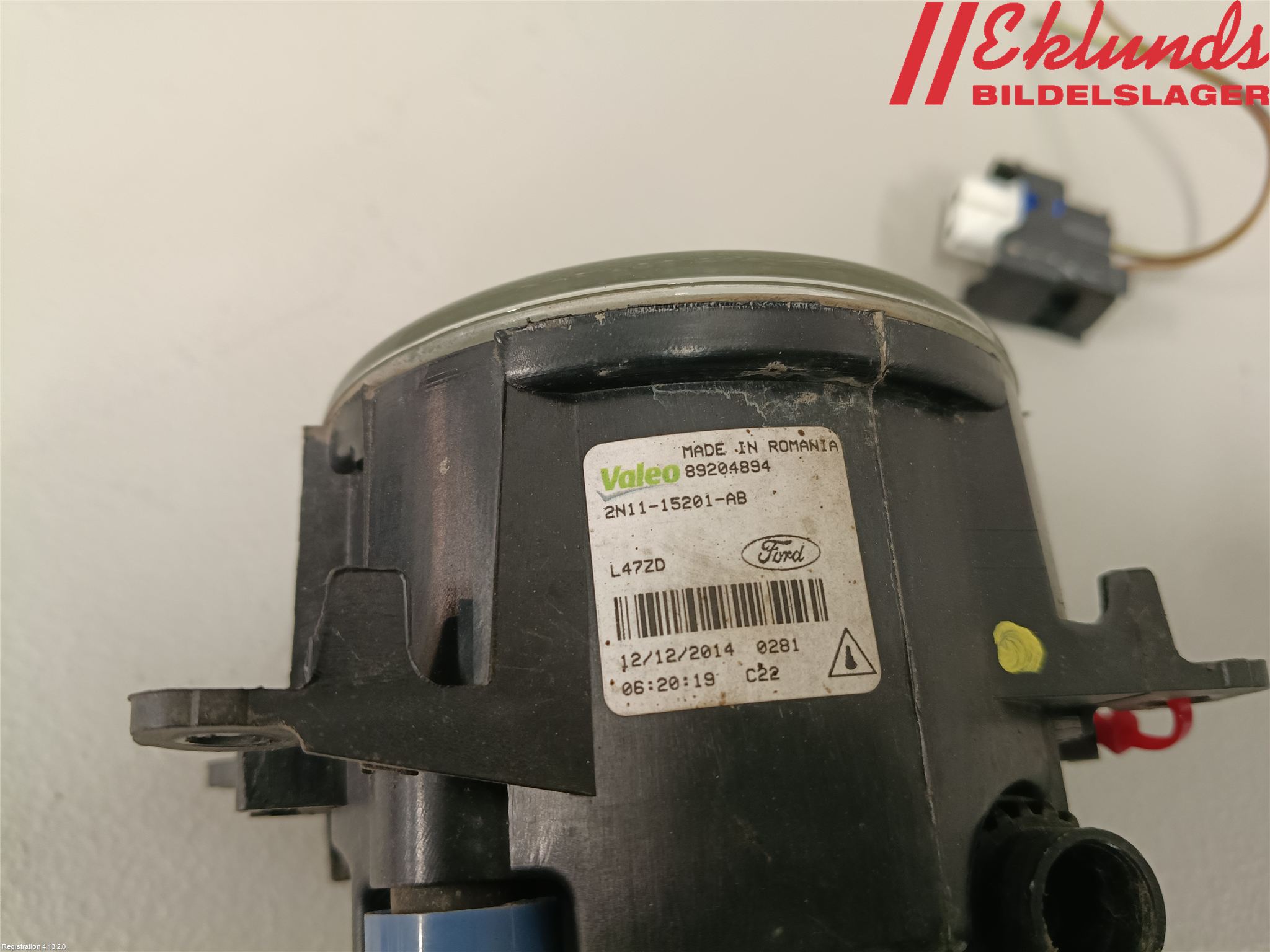 Ford FIESTA 13-17 Dimljus-Varselljus Fram