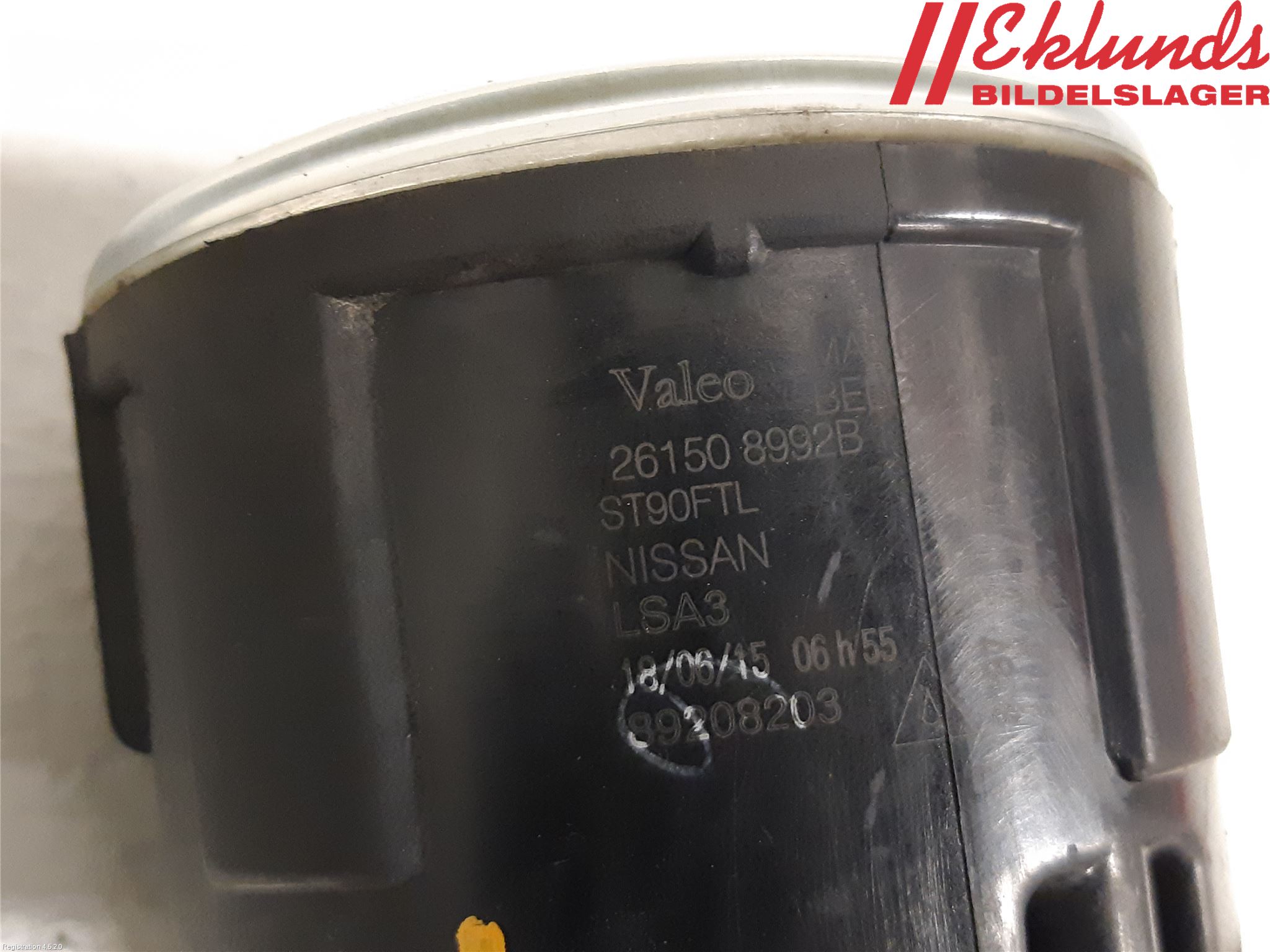 Nissan QASHQAI 14-17 Dimljus-Varselljus Fram