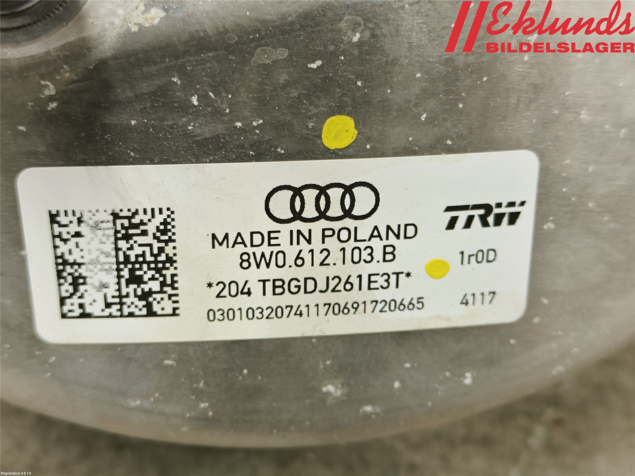 Audi A5 17- Bromsservo