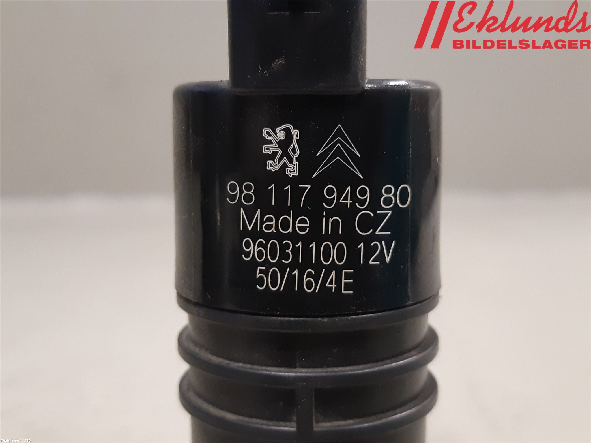 Peugeot EXPERT/E-EXPERT 17- Spolarpump Vindruta