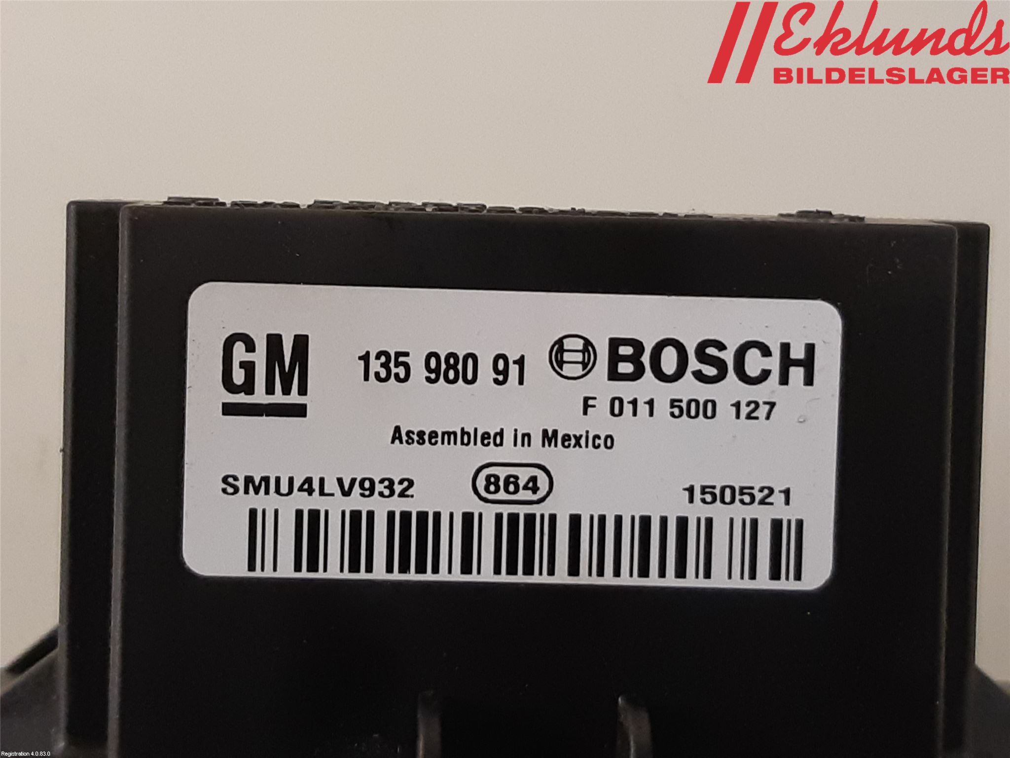 Opel ZAFIRA C 12-19 Värmefläktsmotstånd