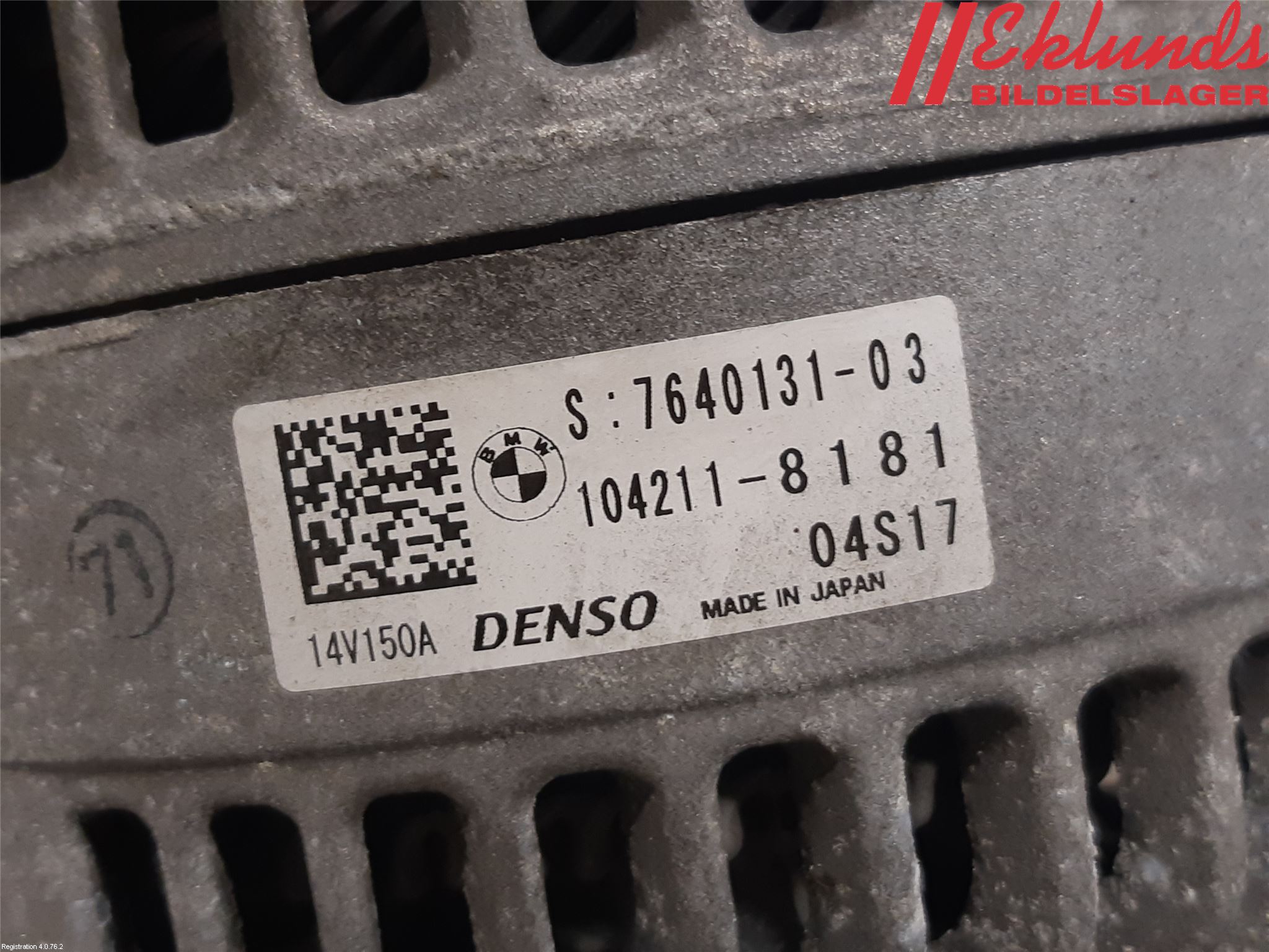 BMW 1 F20/F21 11-19 Generator