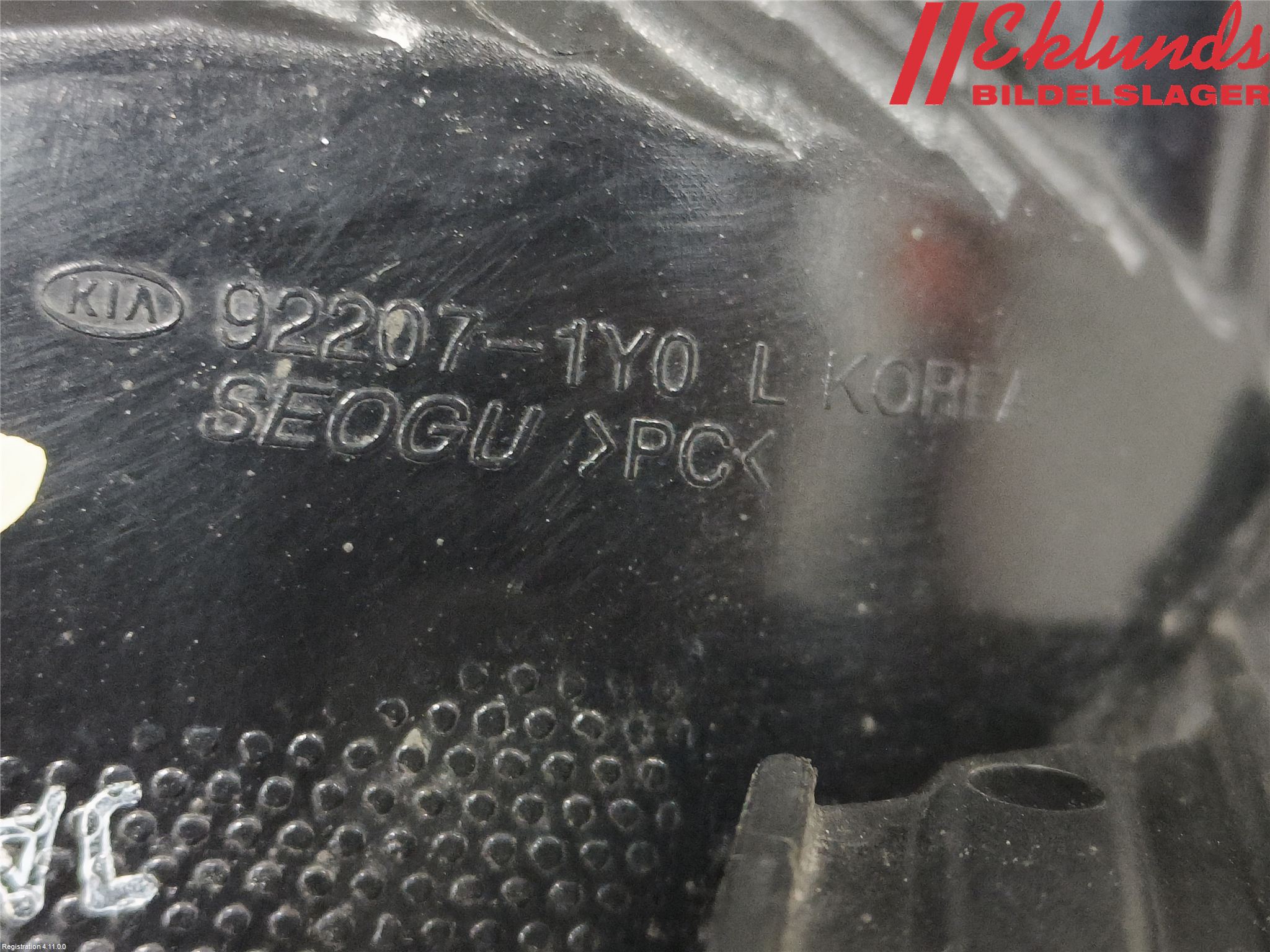 Kia PICANTO 12-17 Dimljus-Varselljus Fram