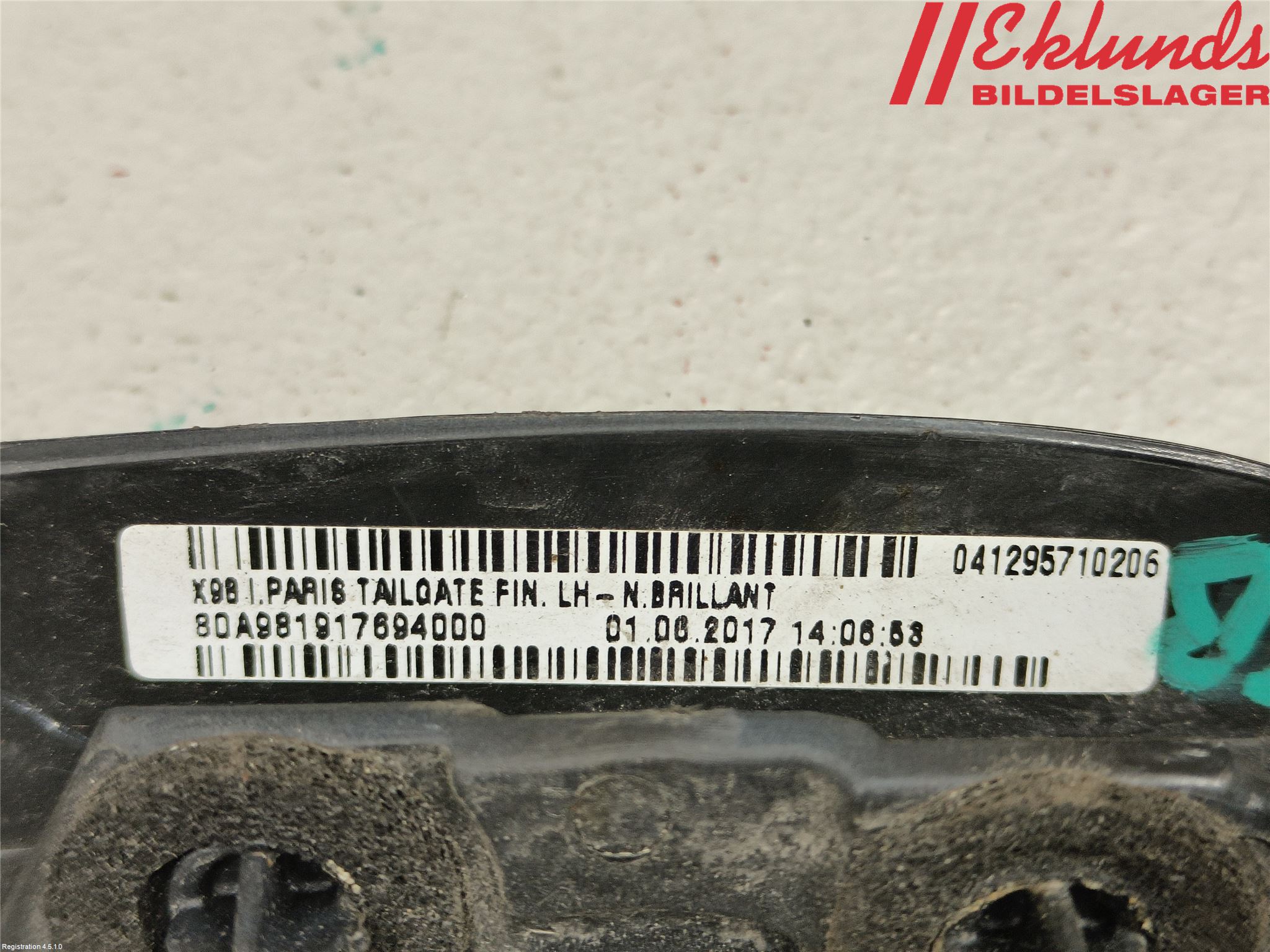 Renault CLIO IV 16-19 Bakljussarg