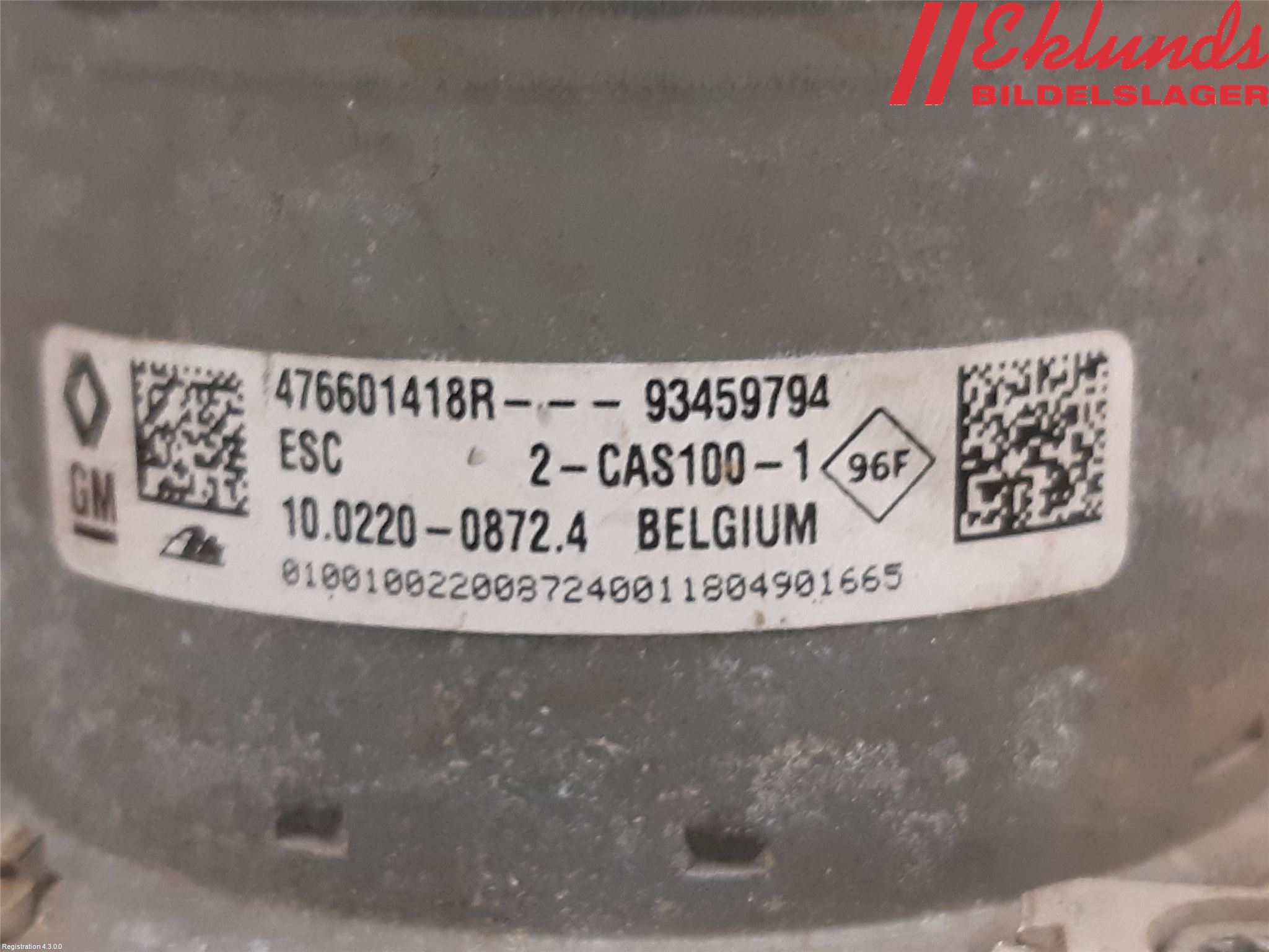 Opel VIVARO 15-19 Abs Hydraulaggregat