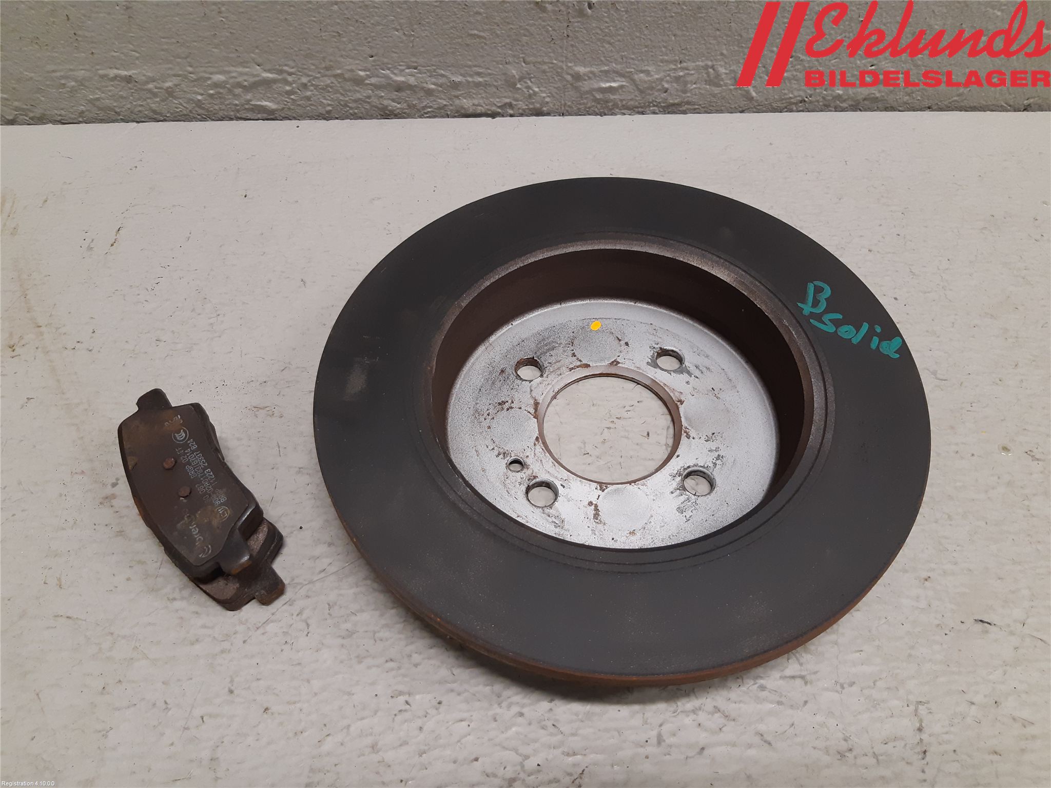 Hyundai i20 GB 15-20 Bromsskiva Bak