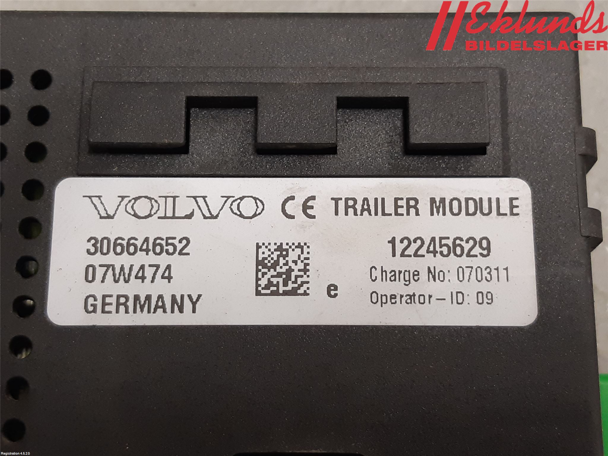 Volvo V70 05-08 Styrenhet Dragkrok