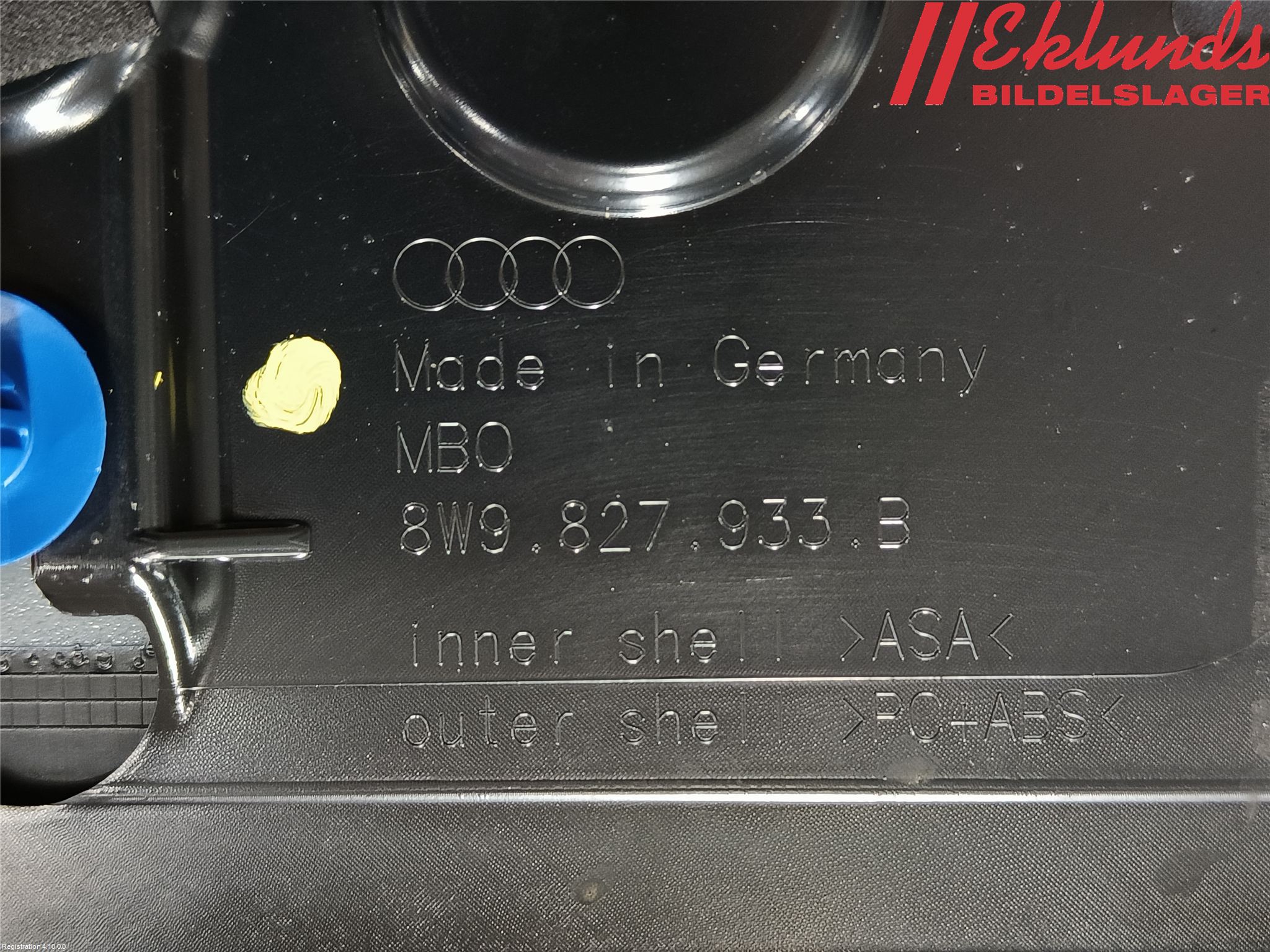 Audi A4/S4 B9 20- Spoiler Baklucka