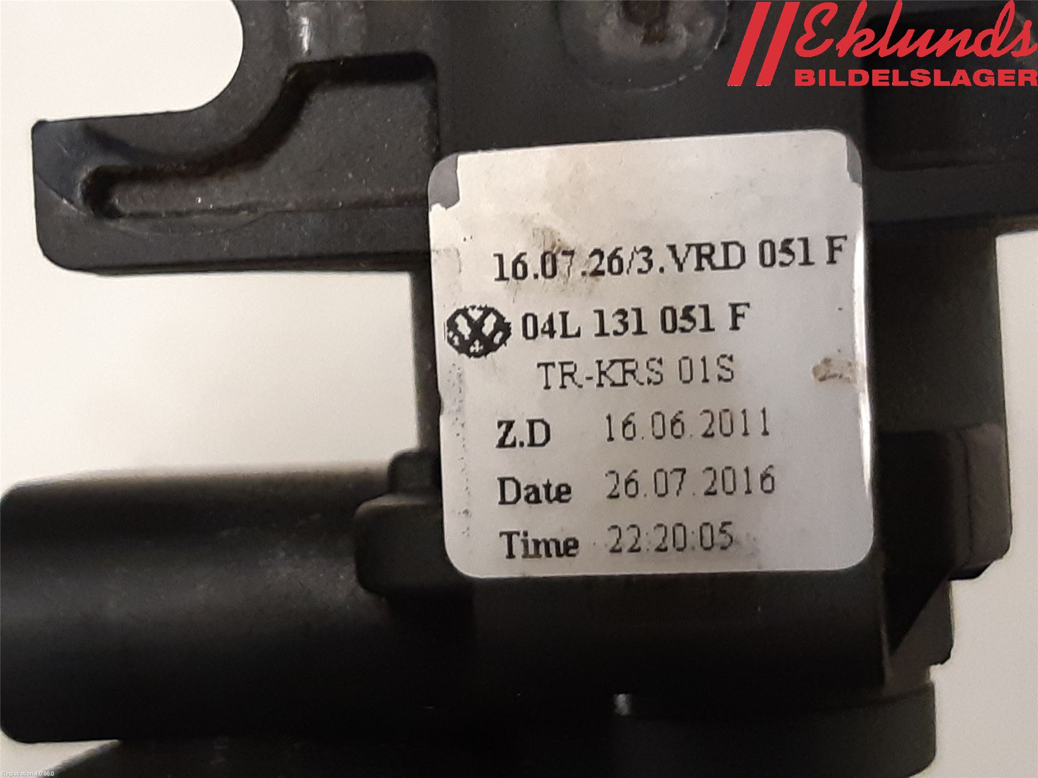 Skoda SUPERB 16-24 Vakuumventil