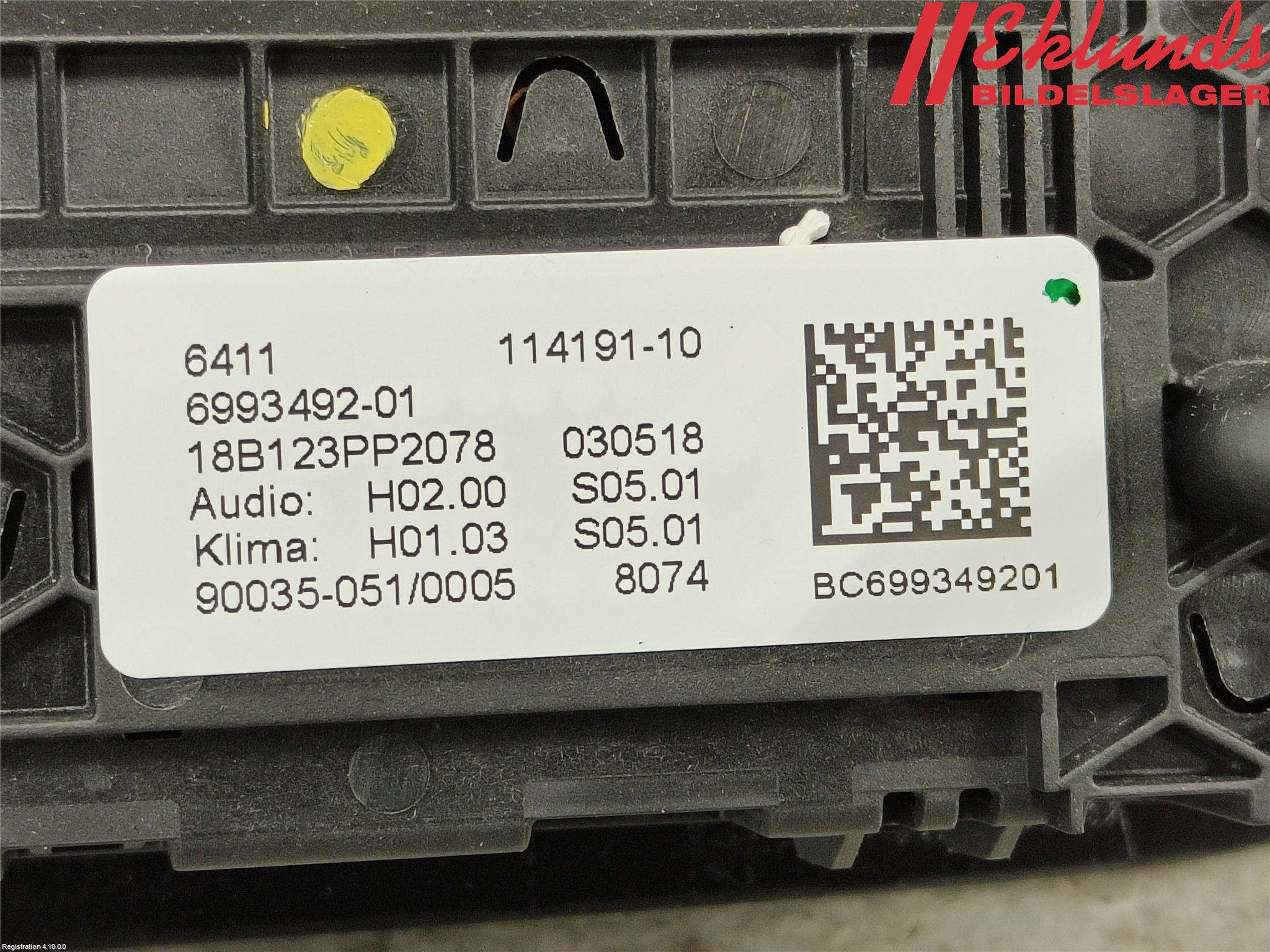 BMW 5 G30/G31/F90 17-23 Ac Styrenhet Ac Manöveren