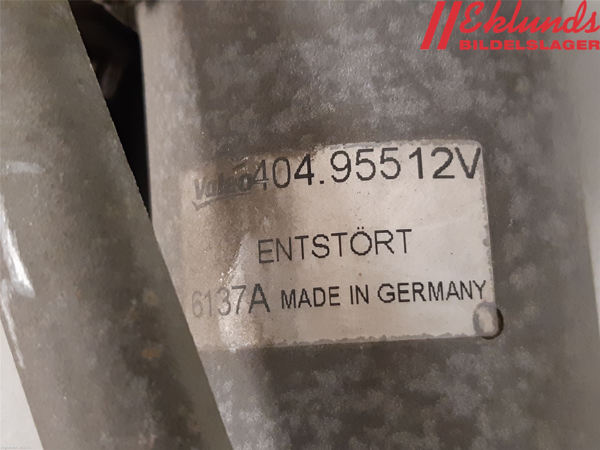 Volkswagen VW CRAFTER 06-16 Torkarmotor Vindruta