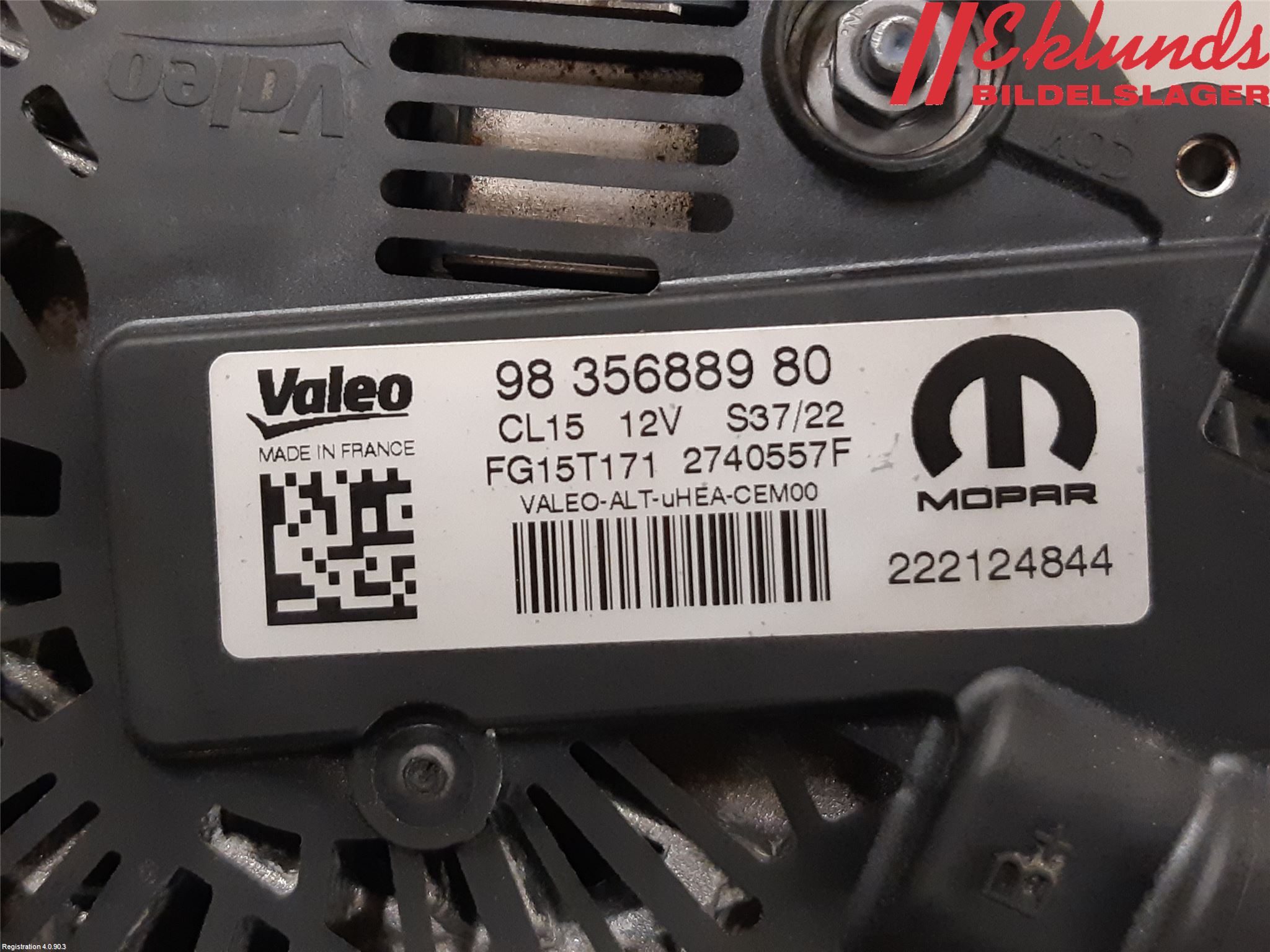 Peugeot 2008/E-2008 20- Generator