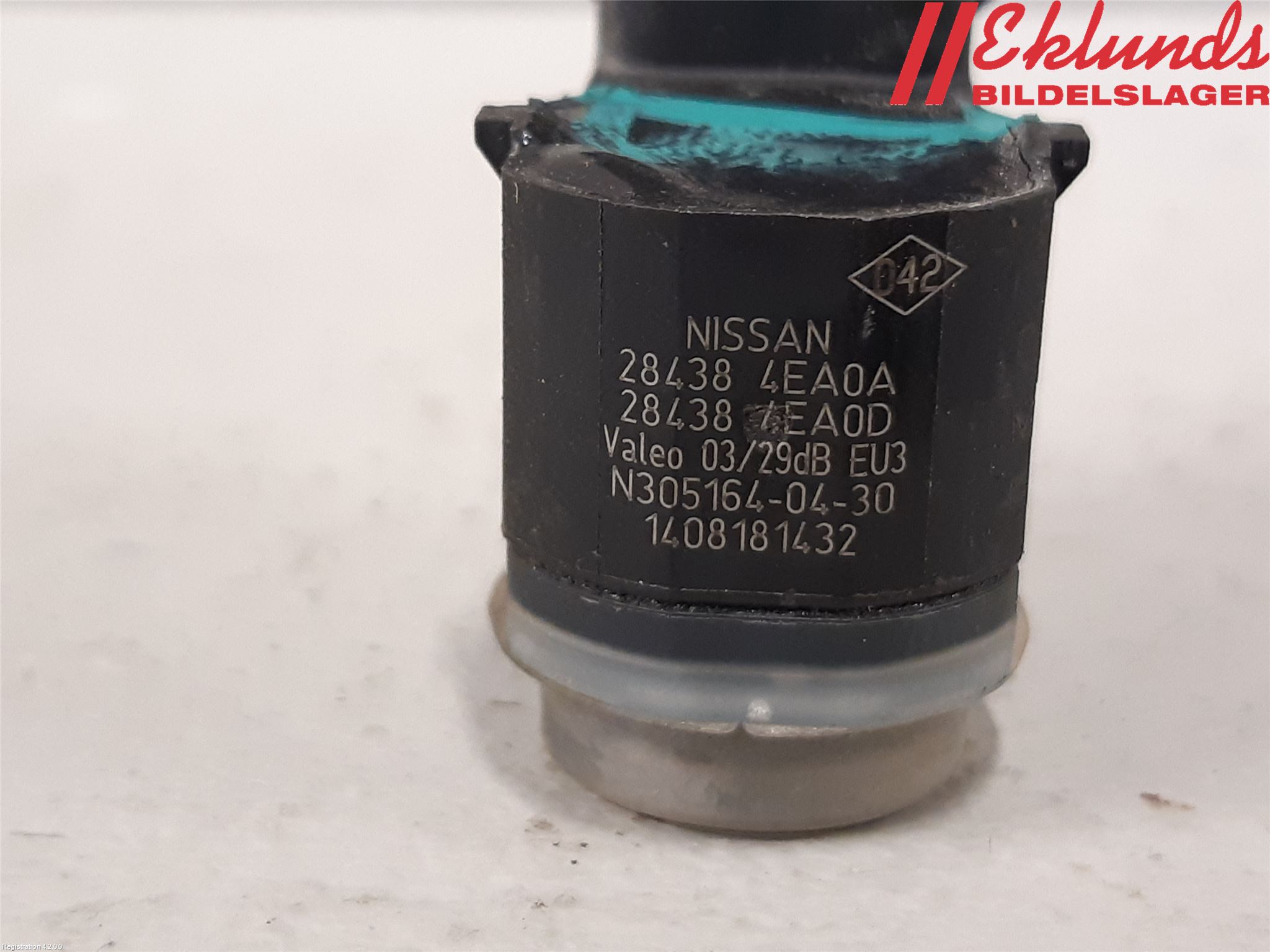 Nissan QASHQAI 17-21 Parkeringshjälp Backsensor