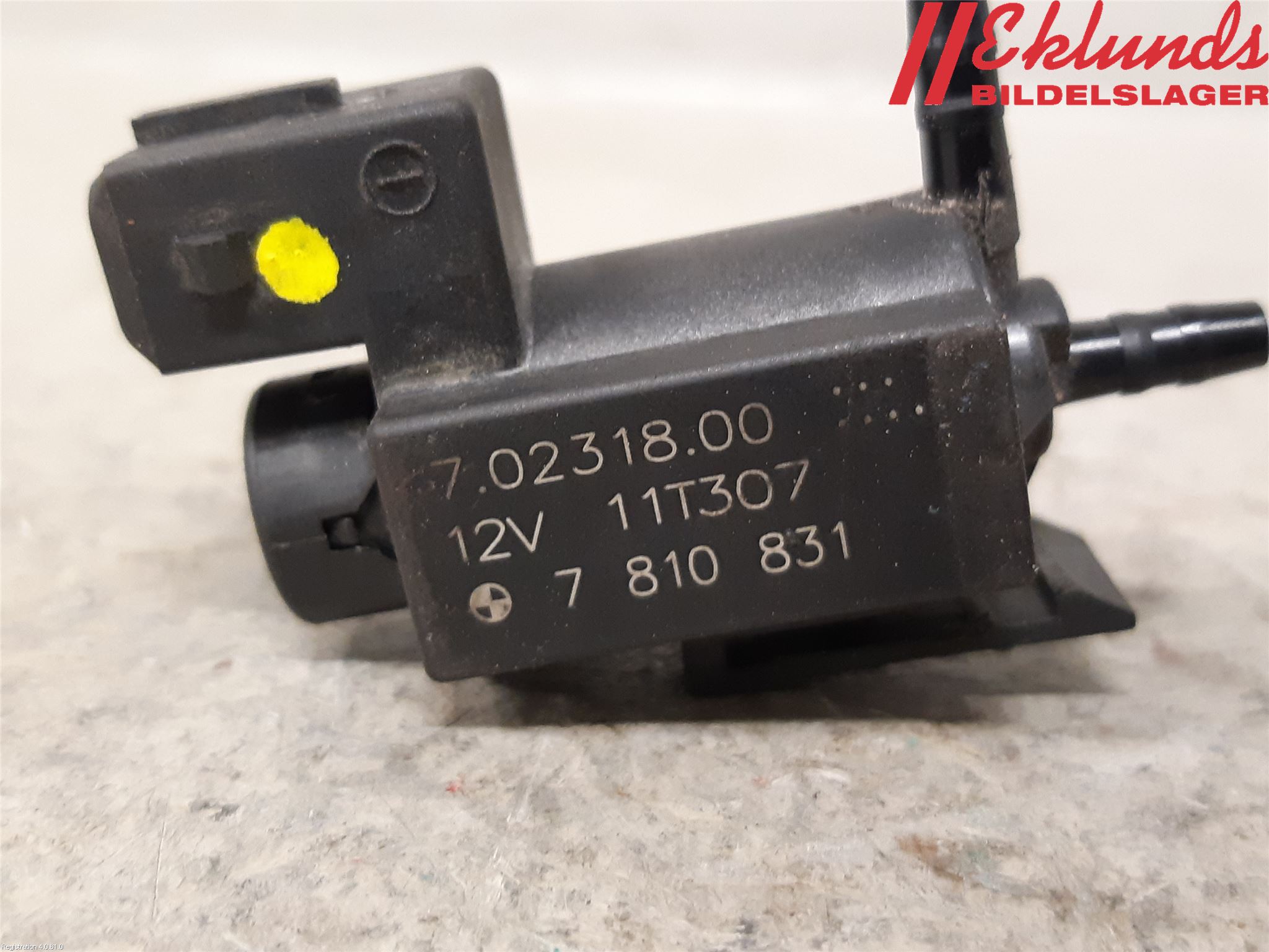 BMW 5 F10/F11/F18 09-17 Vakuumventil