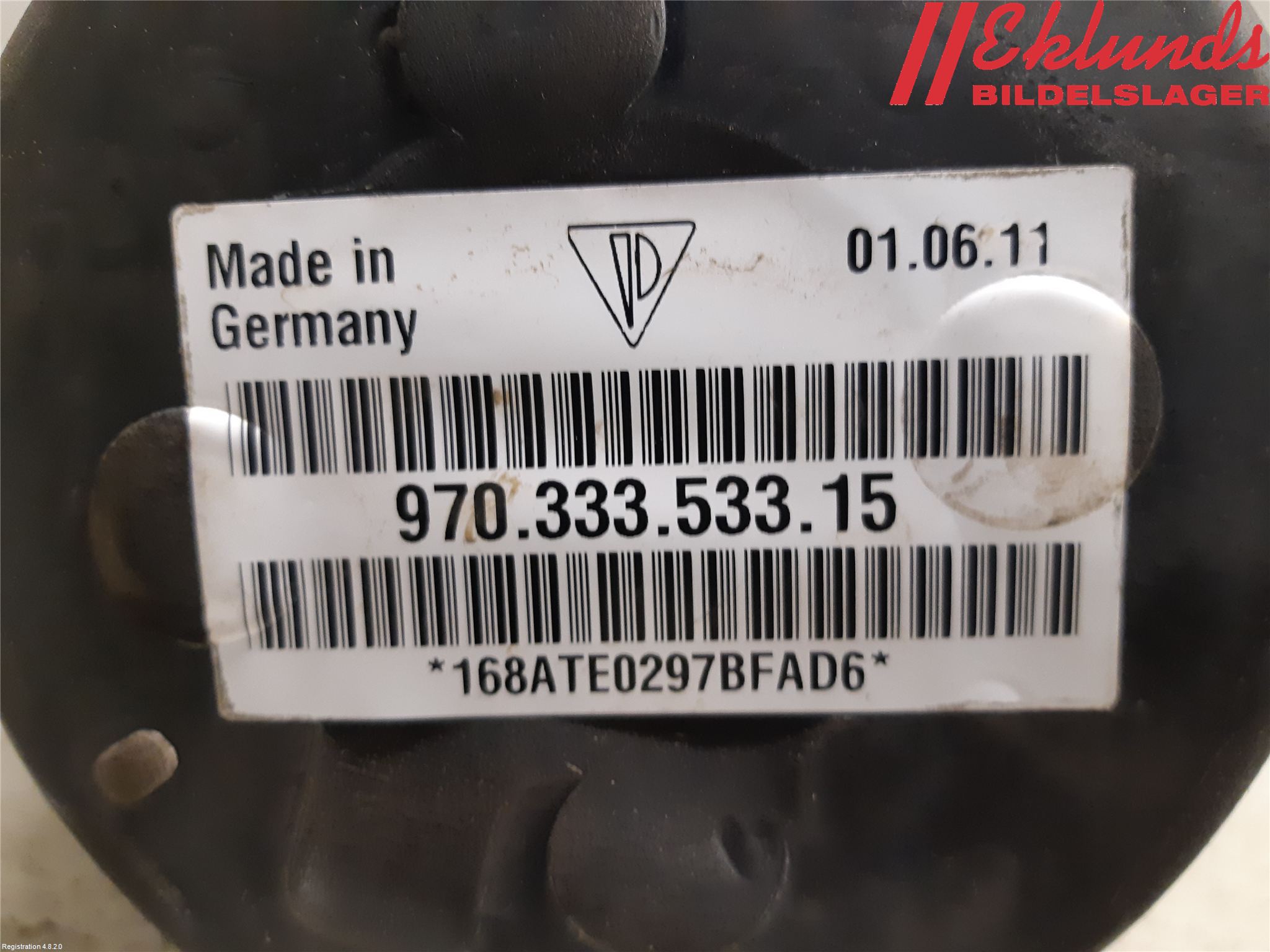 Porsche PANAMERA 09- Nivå-Luftfjädring Bälg