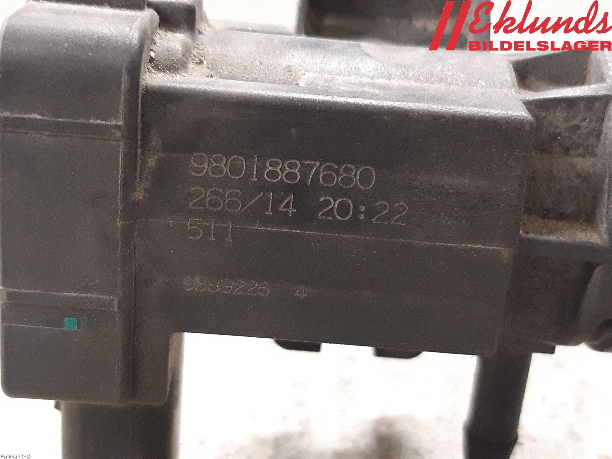 Peugeot PARTNER 08-15 Vakuumventil